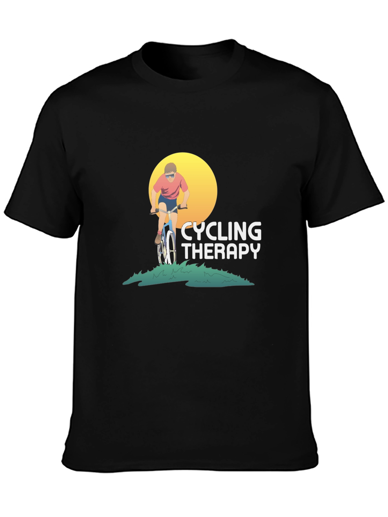 Cycling Therapy Graphic T-Shirt