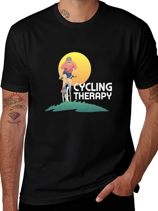Cycling Therapy Graphic T-Shirt