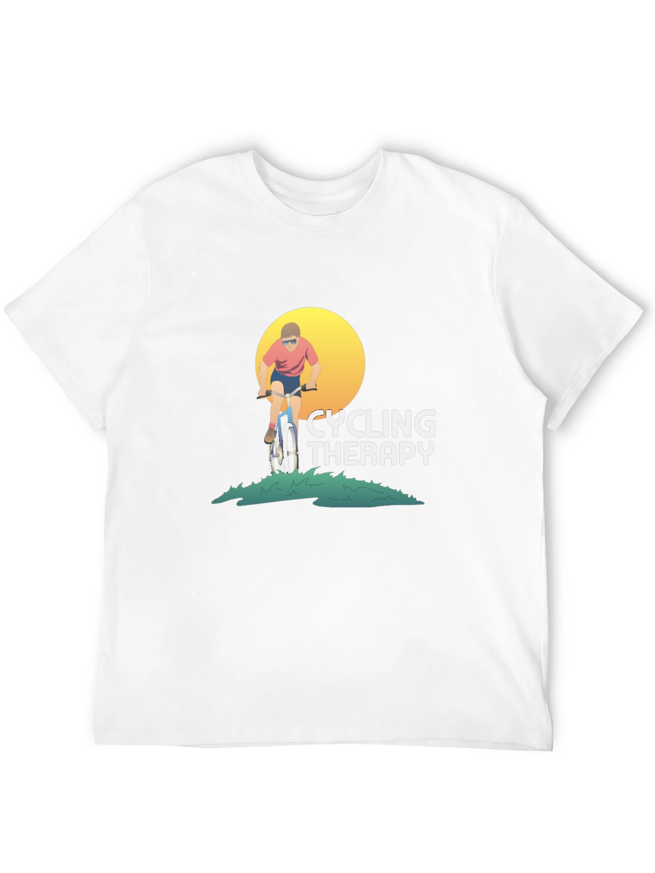 Cycling Therapy Graphic T-Shirt