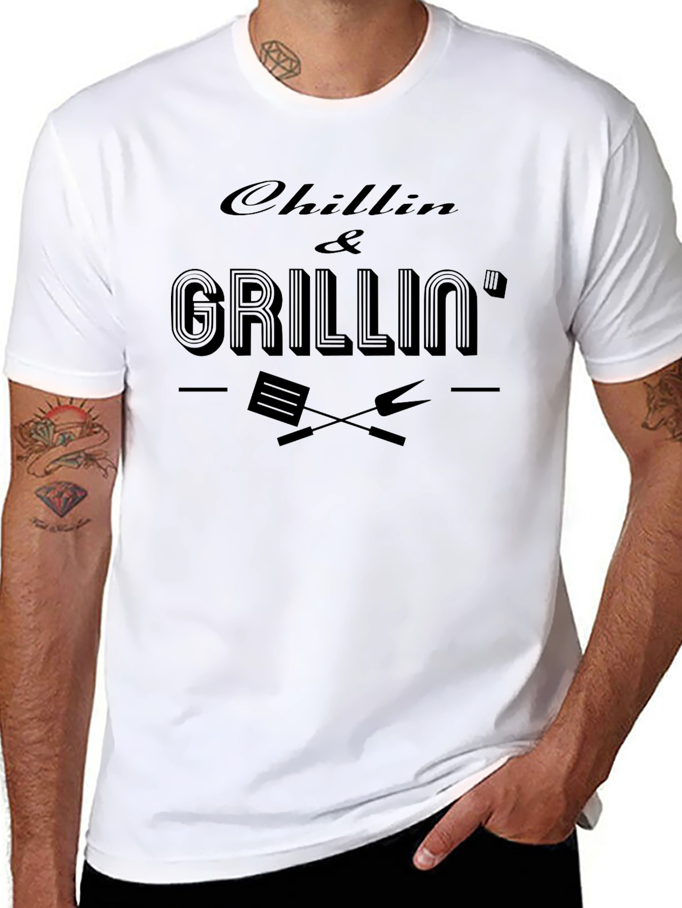 Chillin & Grillin Graphic T-Shirt