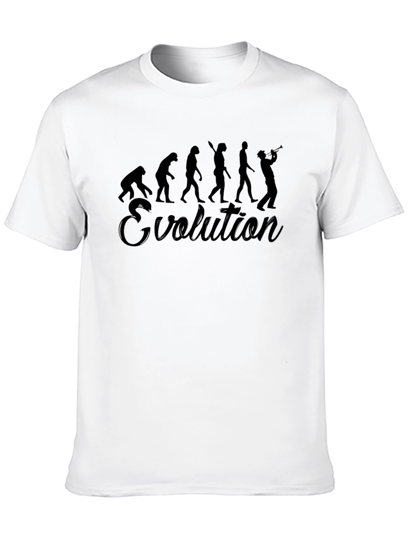 Evolution of Trumpet Player T-Shirt