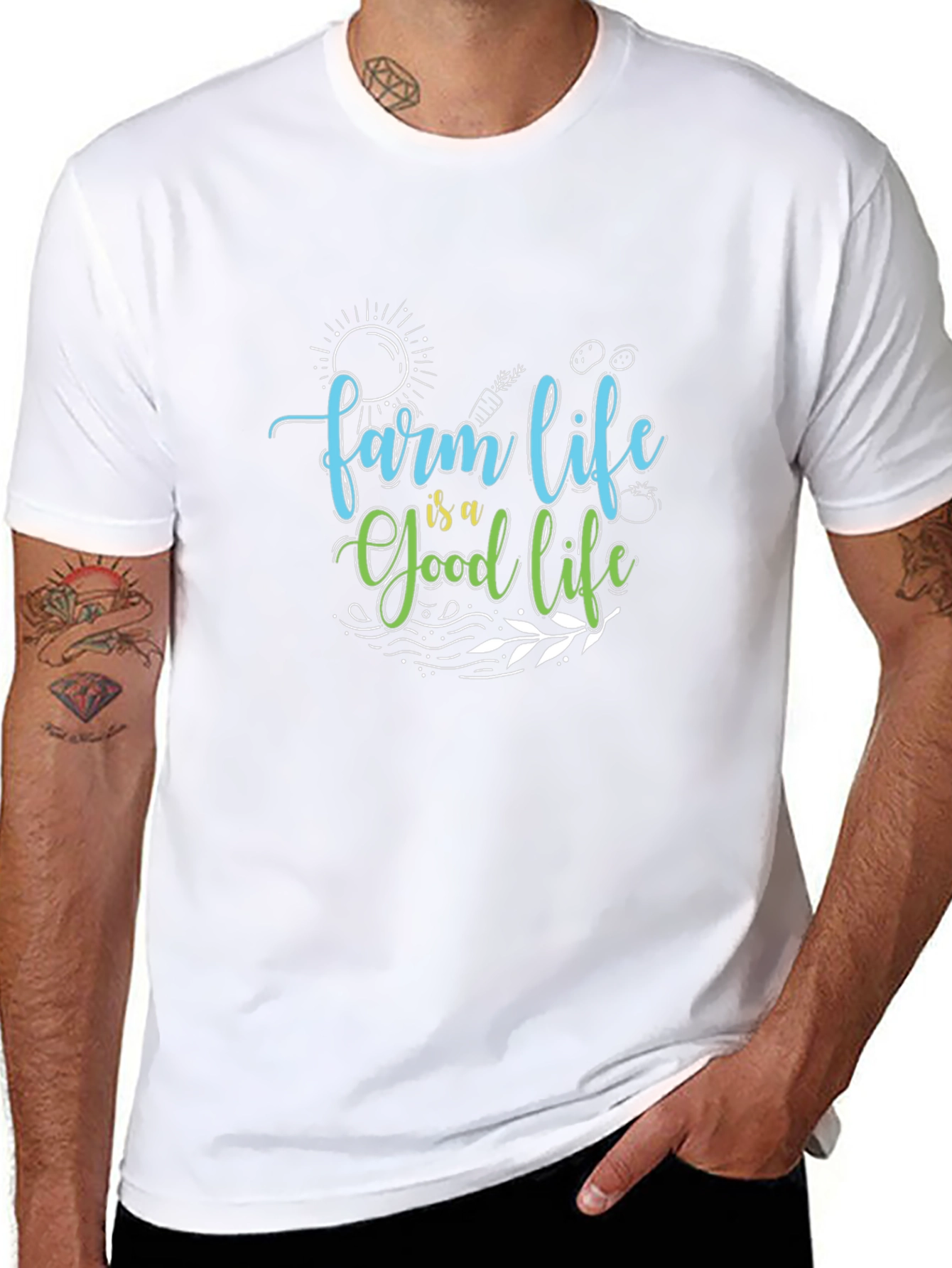 Farm Life is a Good Life Graphic Tee