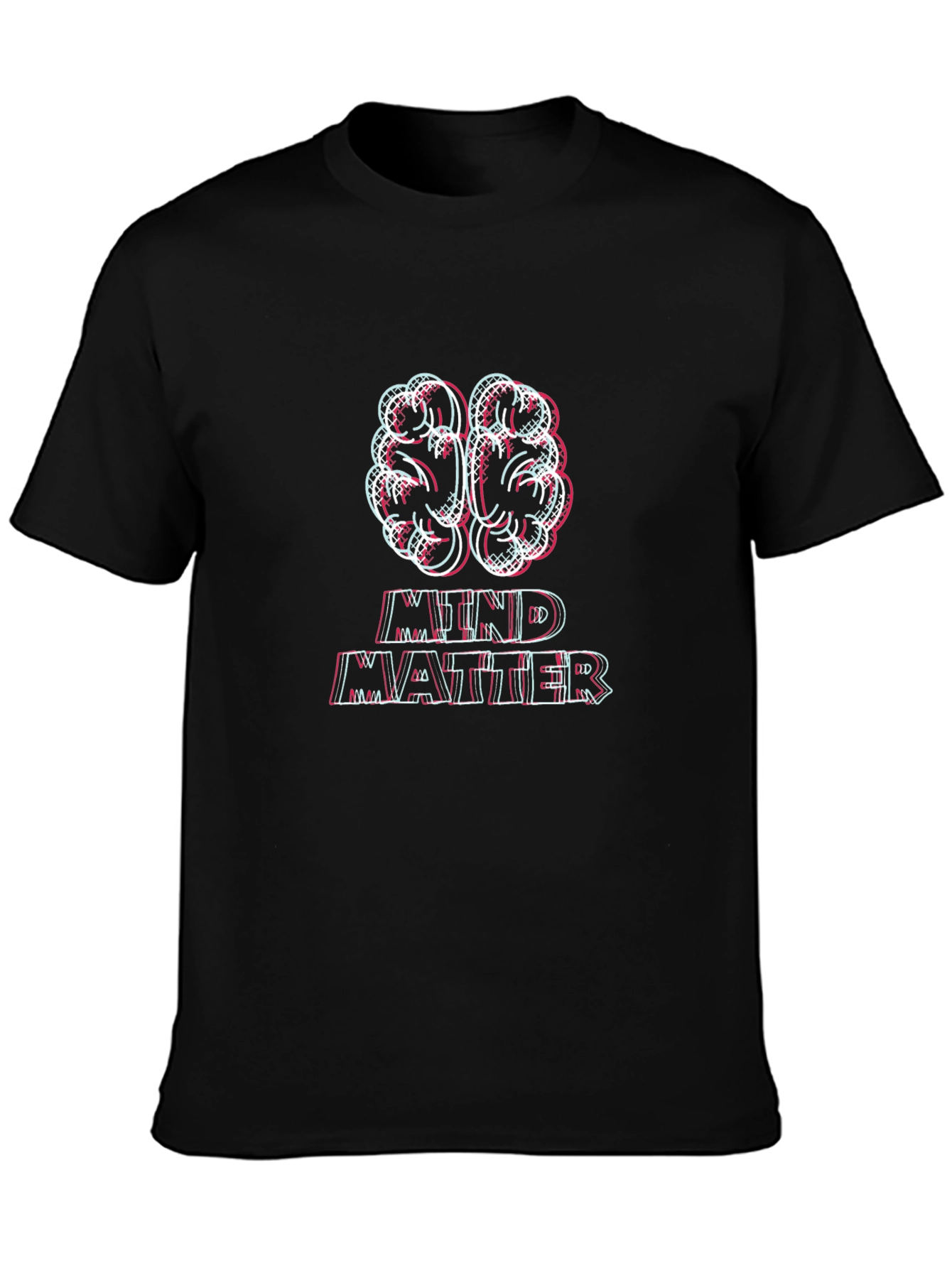 Mind Matter Graphic Tee - Stylish Brain Design