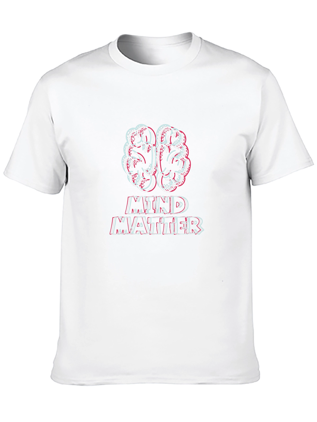 Mind Matter Graphic Tee - Stylish Brain Design