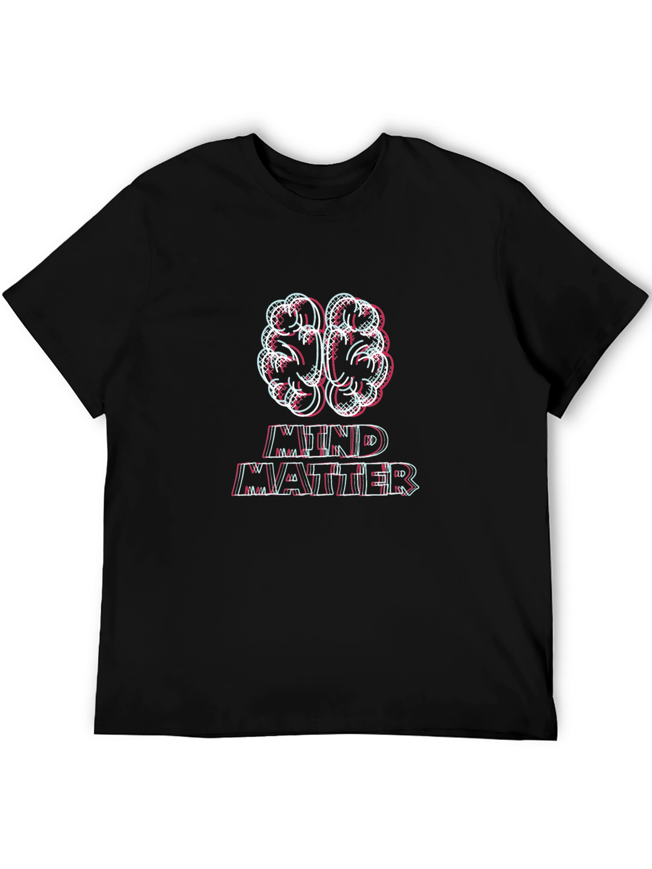 Mind Matter Graphic Tee - Stylish Brain Design