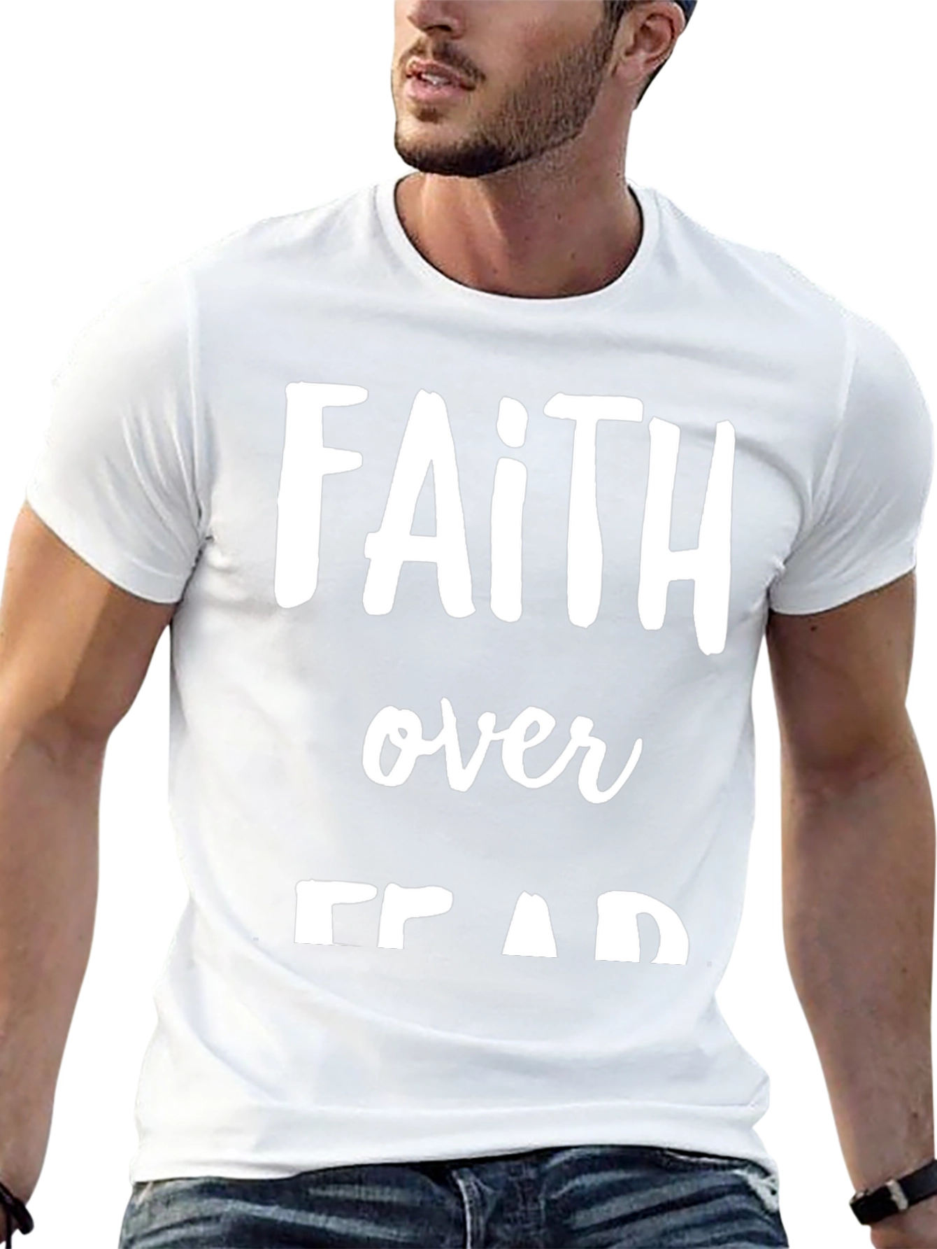 Faith Over Fear T-Shirt - Christian Apparel