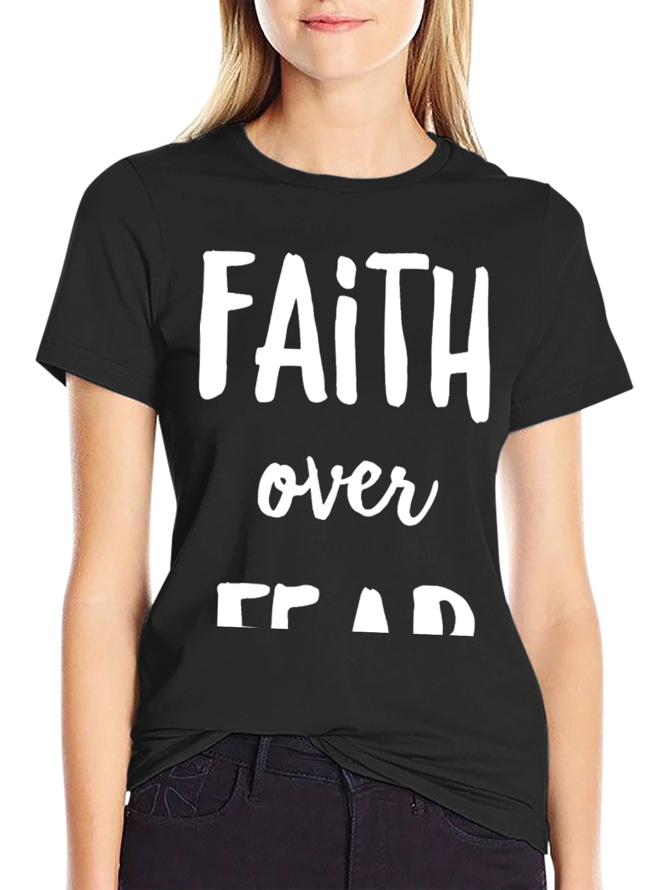 Faith Over Fear T-Shirt - Christian Apparel