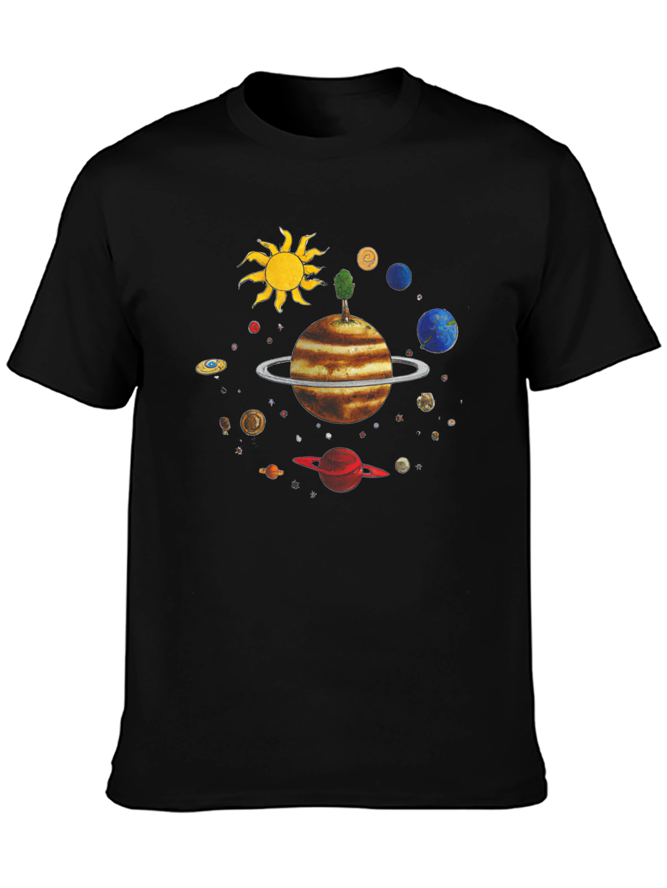 Planetary T-Shirt - Unique Space Design
