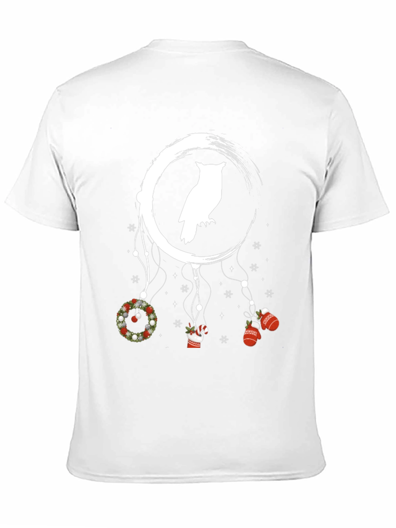 Owl Dreamcatcher Christmas Graphic T-Shirt