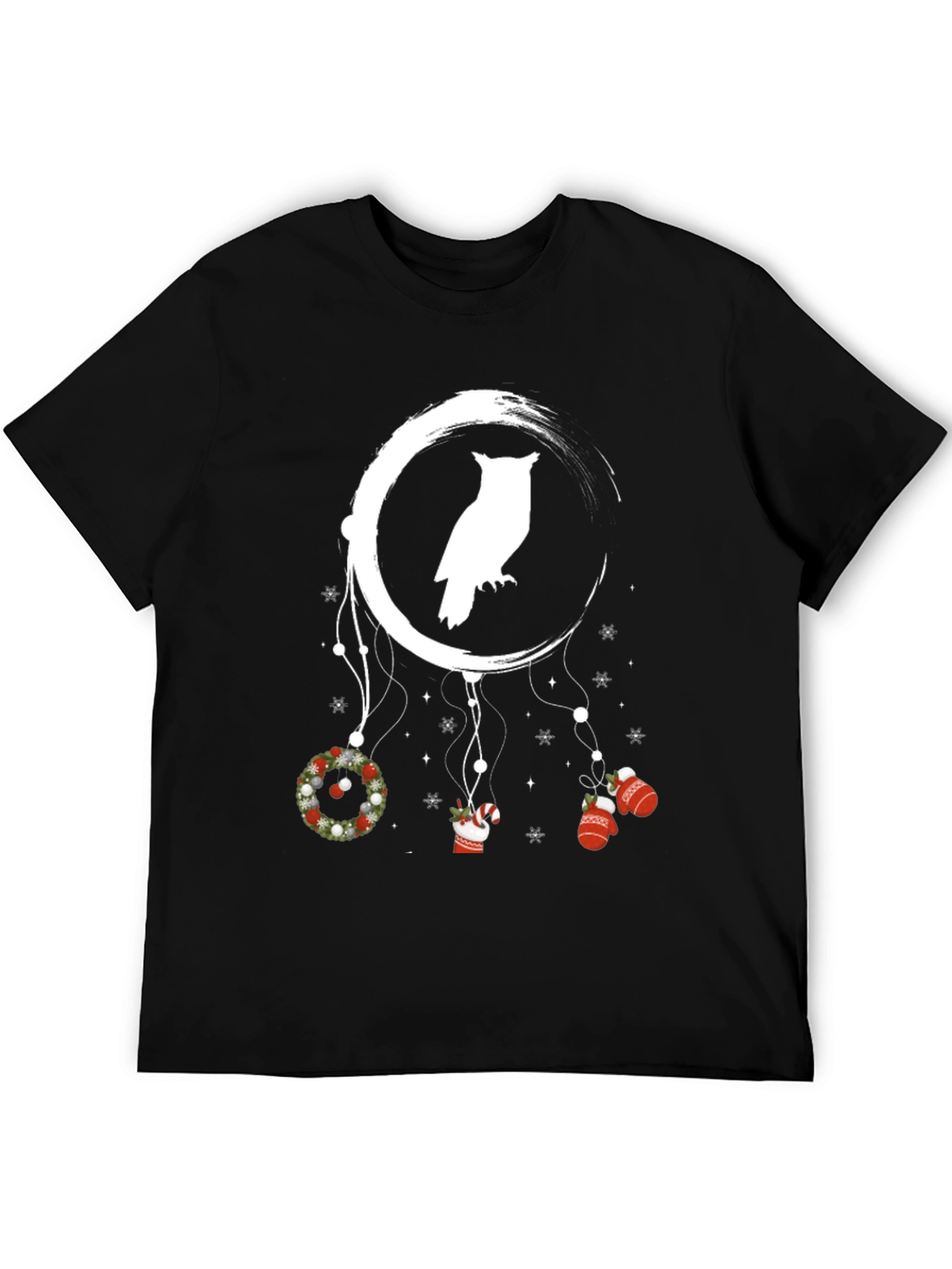 Owl Dreamcatcher Christmas Graphic T-Shirt