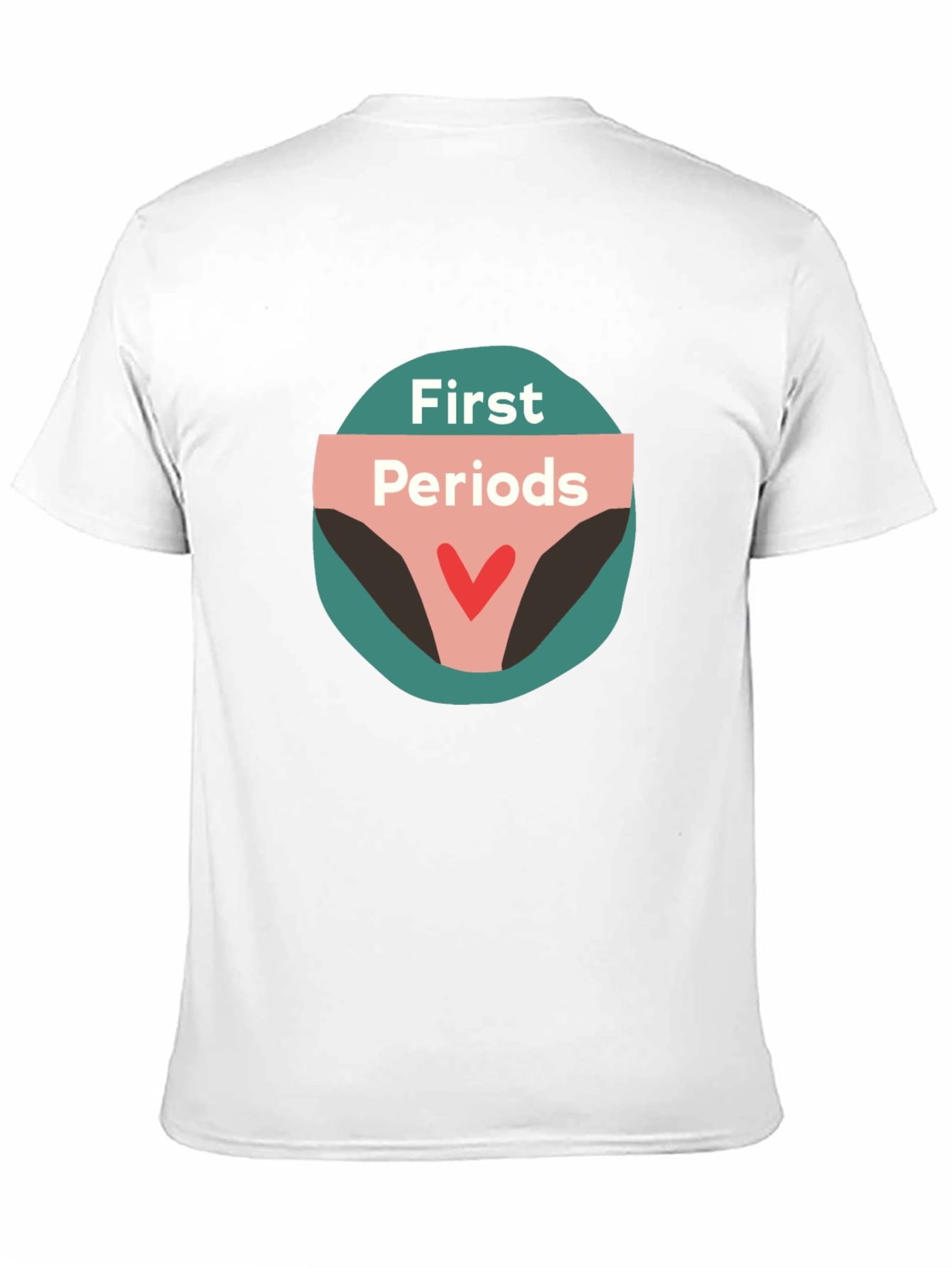 First Periods Graphic Tee - Black Unisex T-Shirt