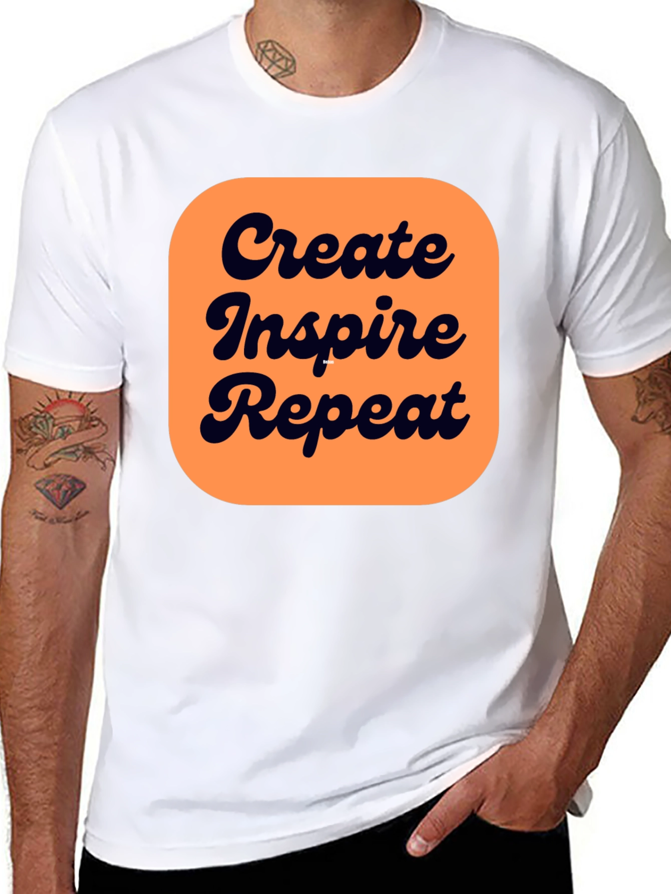 Create Inspire Repeat Graphic Tee