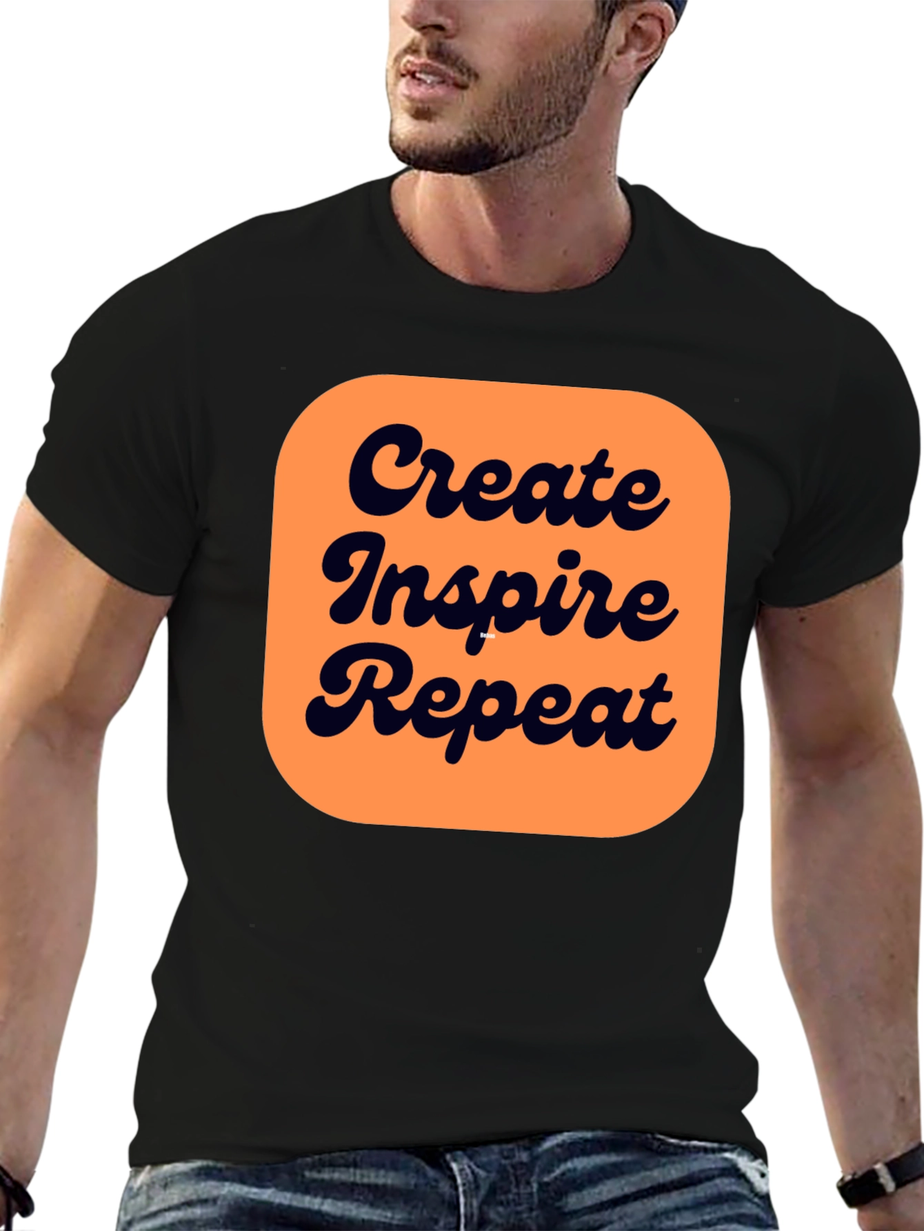 Create Inspire Repeat Graphic Tee