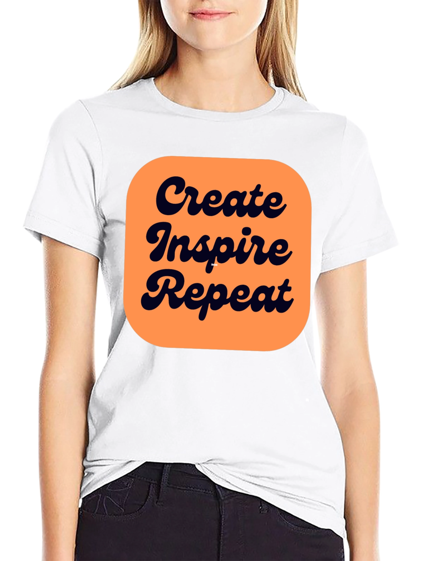Create Inspire Repeat Graphic Tee
