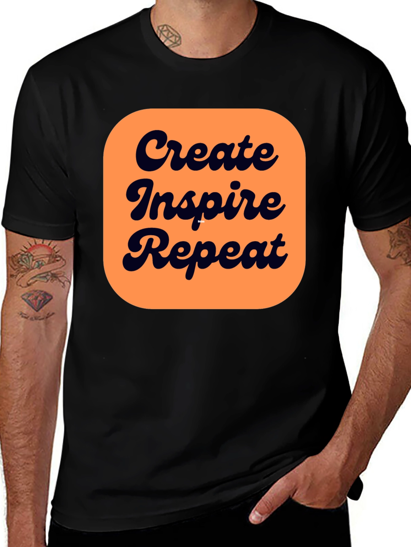 Create Inspire Repeat Graphic Tee