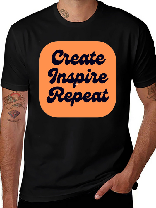 Create Inspire Repeat Graphic Tee