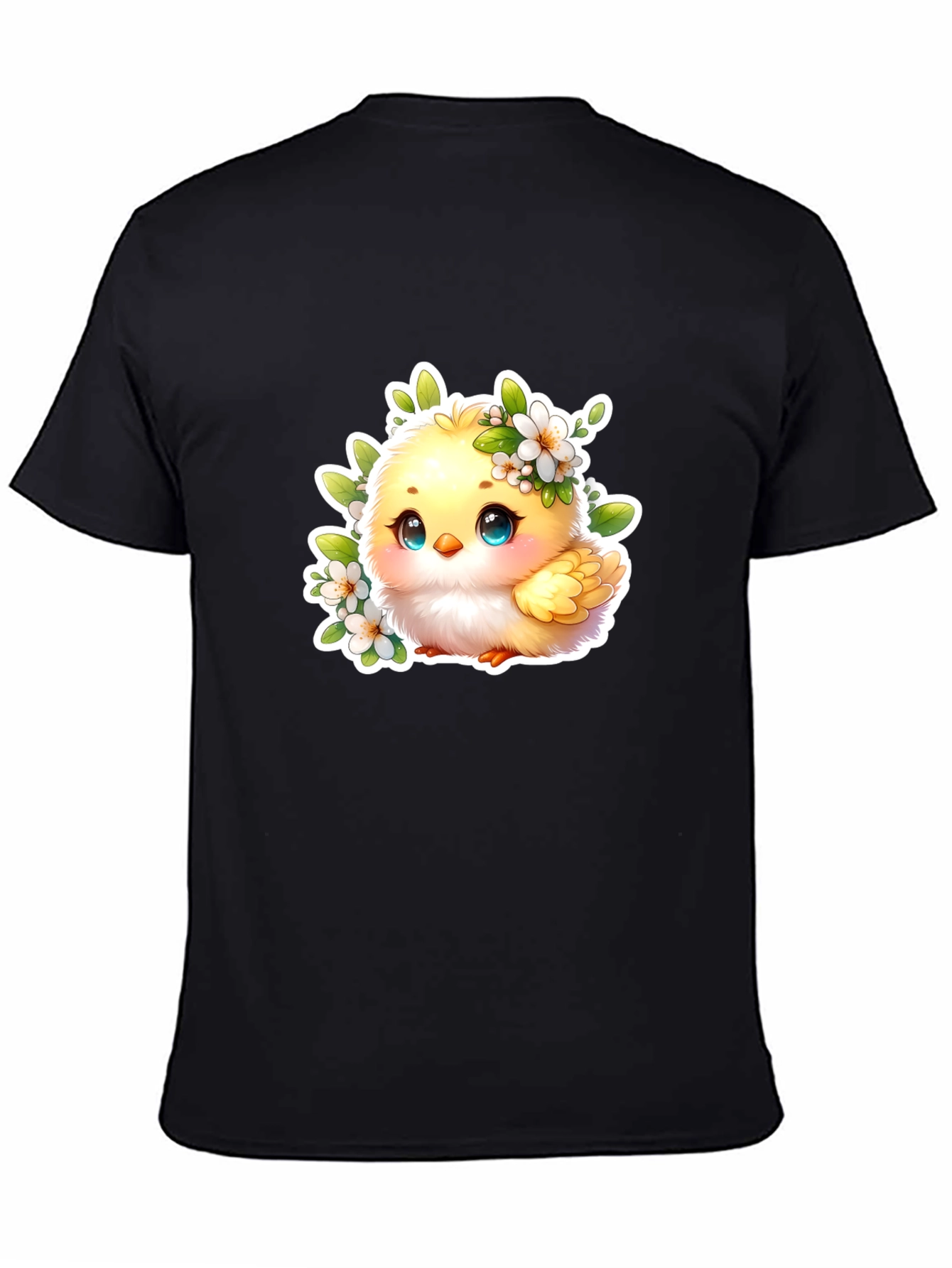 Cute Chick Graphic Tee - Adorable Black T-Shirt