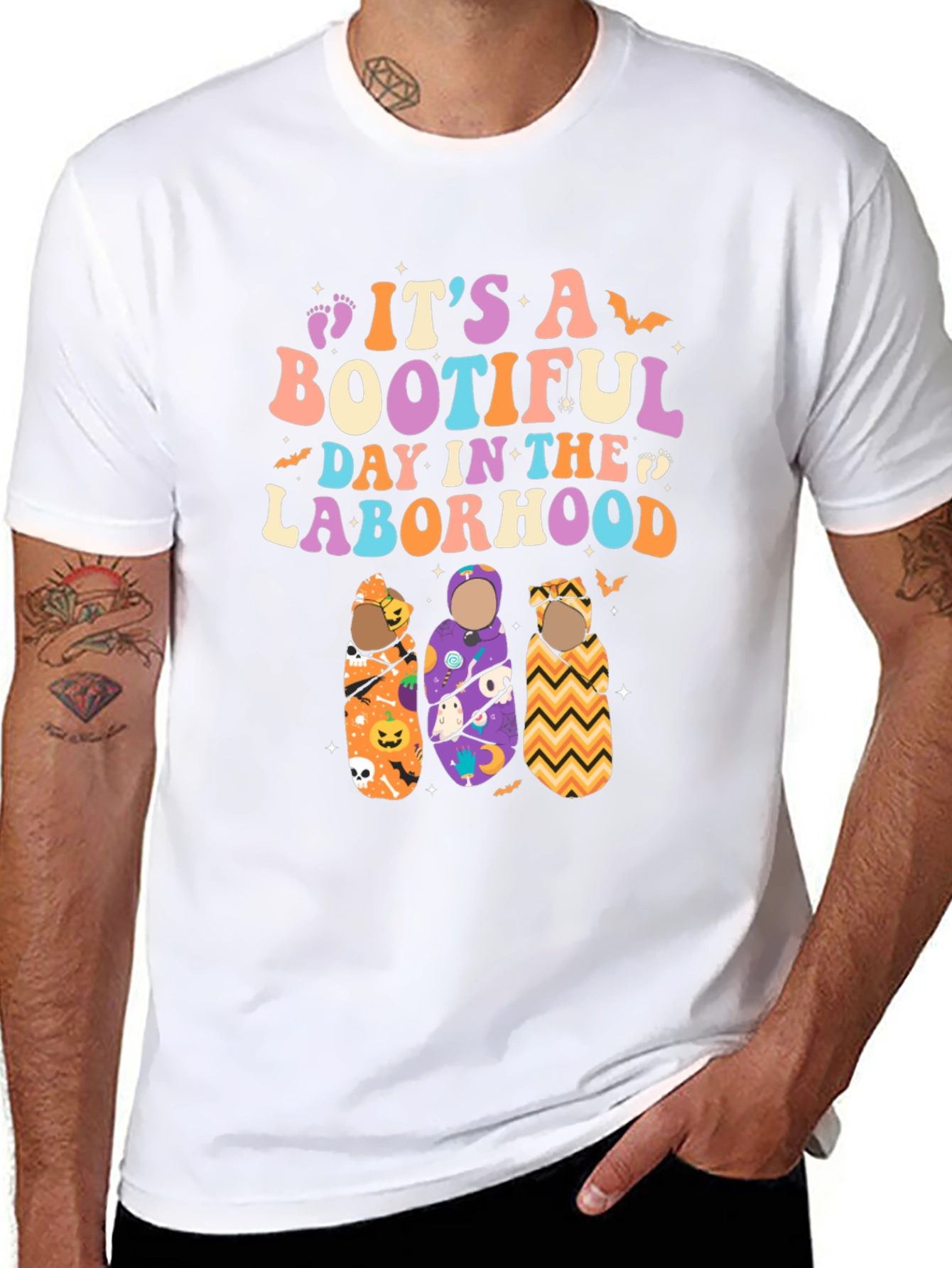 Bootiful Laborhood Halloween Baby T-Shirt
