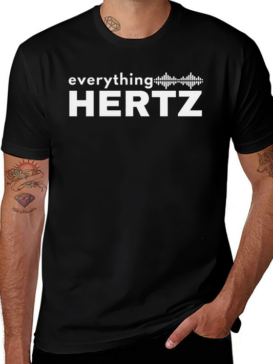 Everything Hertz Black Graphic Tee