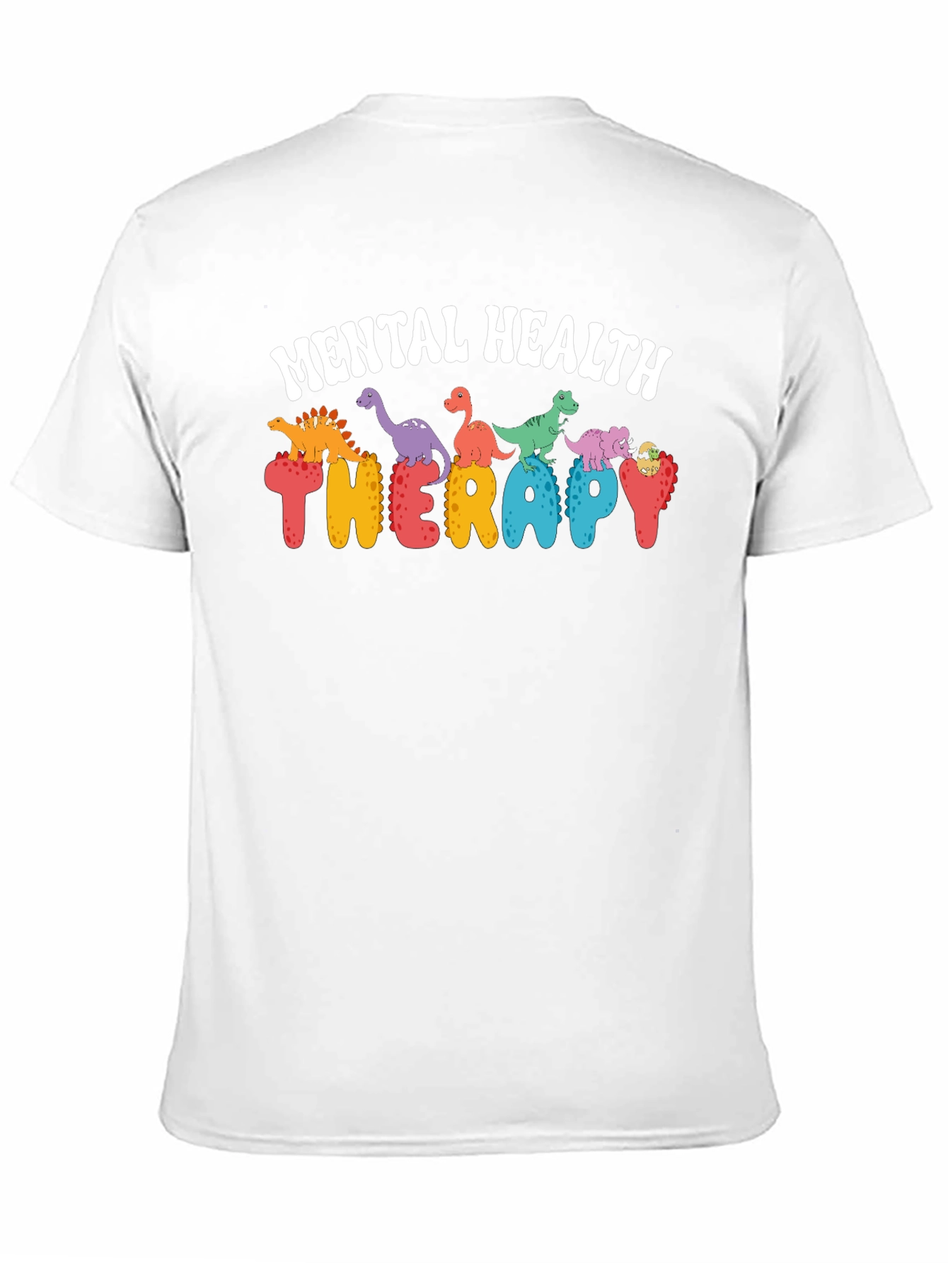 Mental Health Therapy Dinosaur T-Shirt