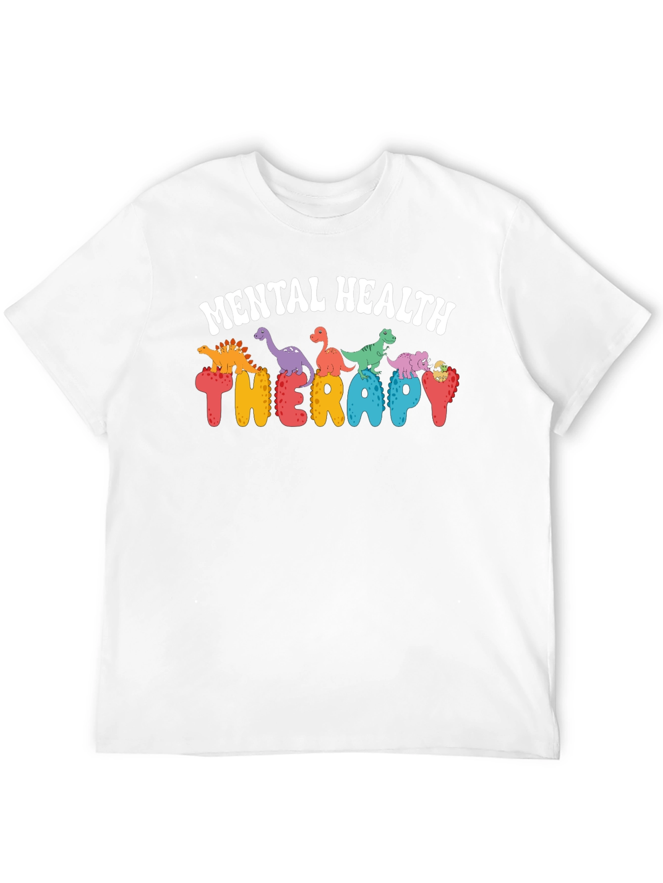 Mental Health Therapy Dinosaur T-Shirt