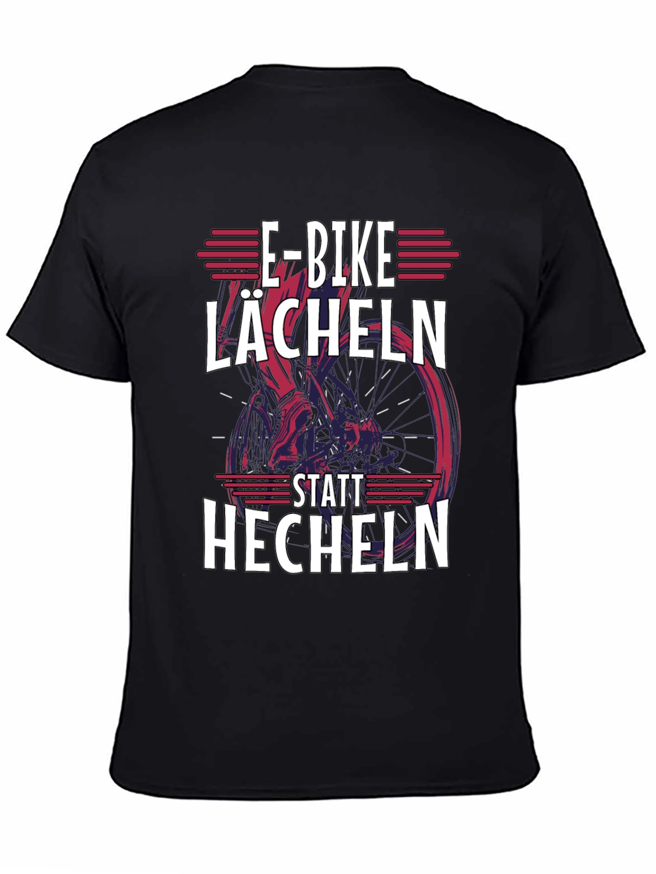 E-Bike Lächeln T-Shirt - Stylish Rider Tee