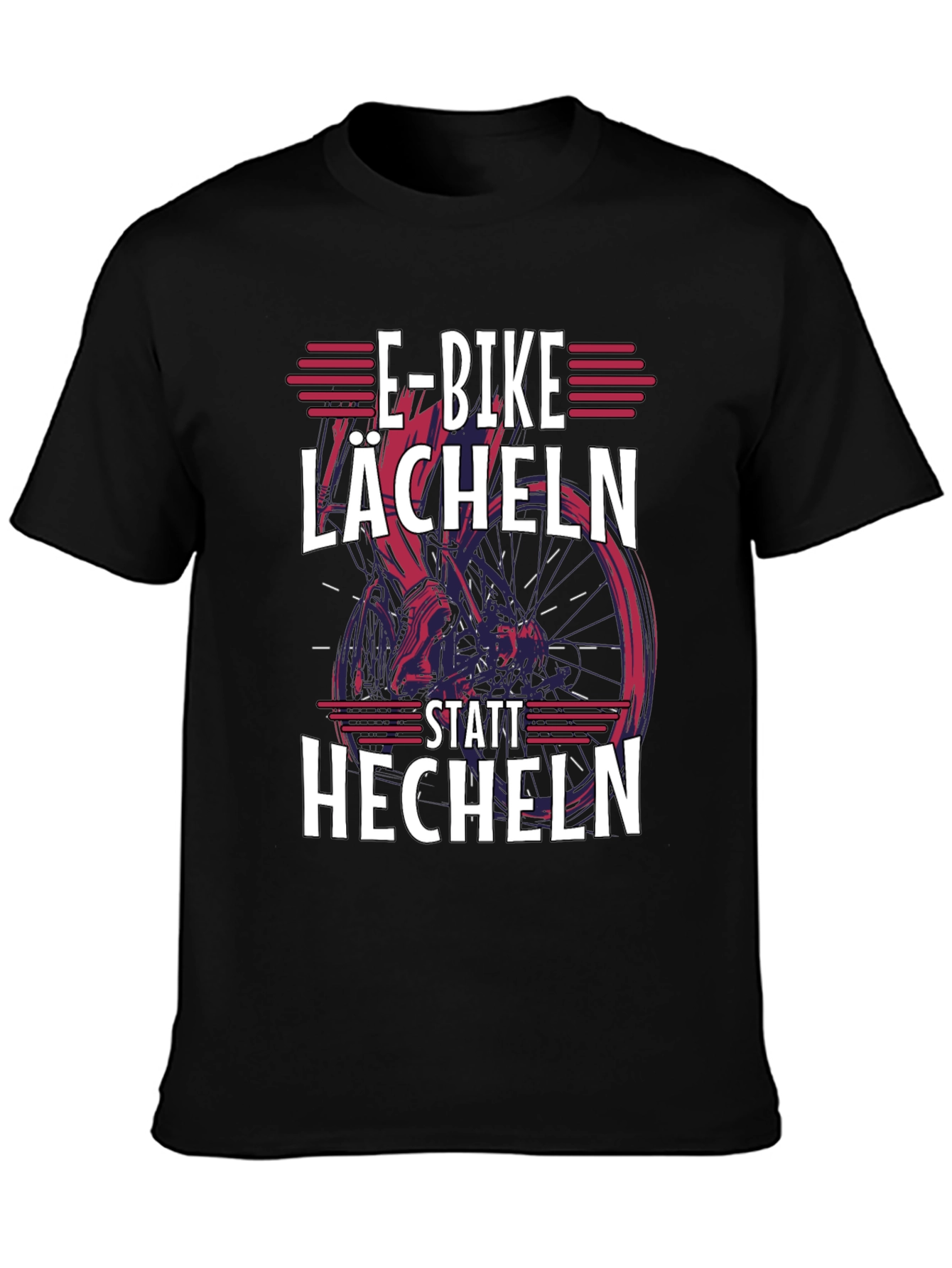 E-Bike Lächeln T-Shirt - Stylish Rider Tee