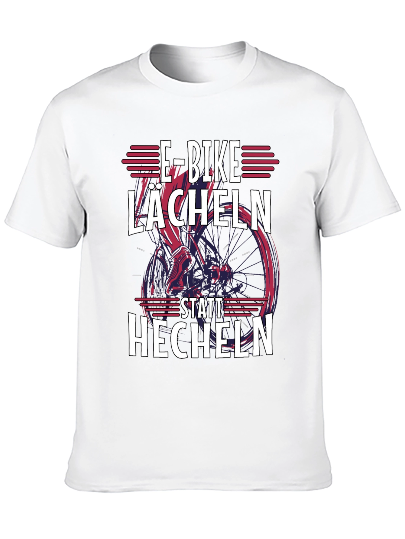 E-Bike Lächeln T-Shirt - Stylish Rider Tee