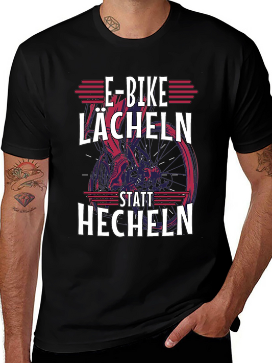 E-Bike Lächeln T-Shirt - Stylish Rider Tee