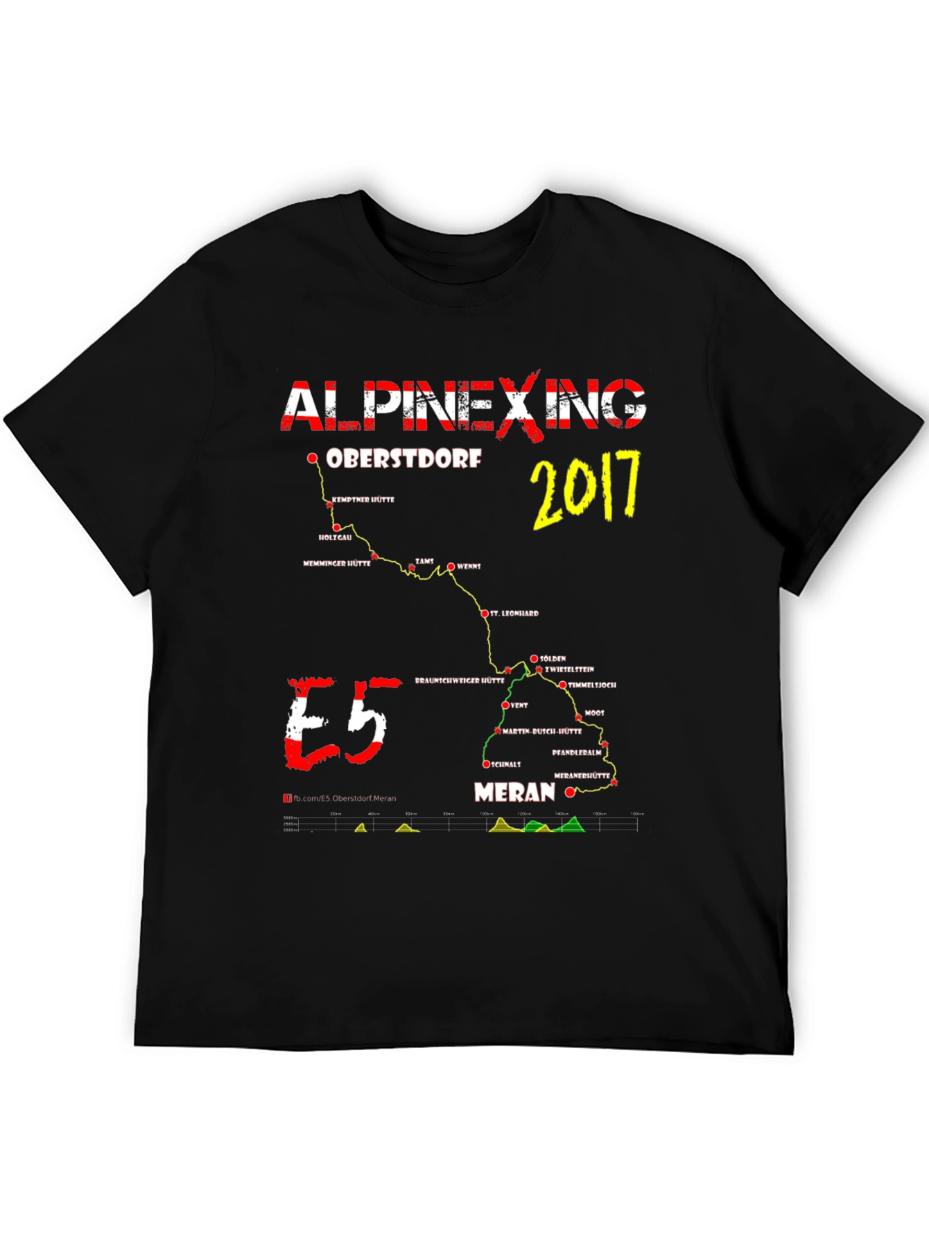 Alpinexing Oberstdorf Meran E5 T-Shirt
