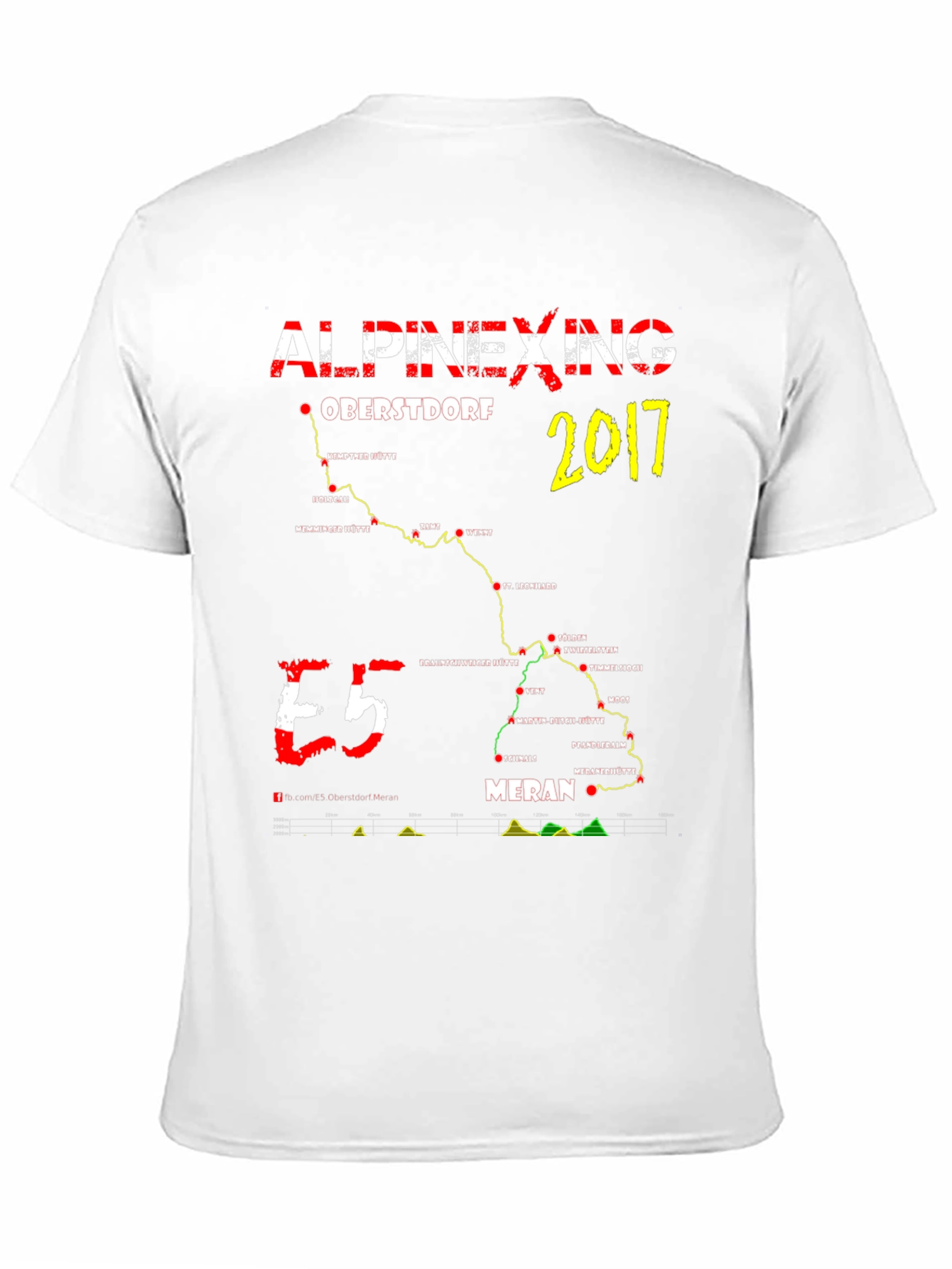 Alpinexing Oberstdorf Meran E5 T-Shirt
