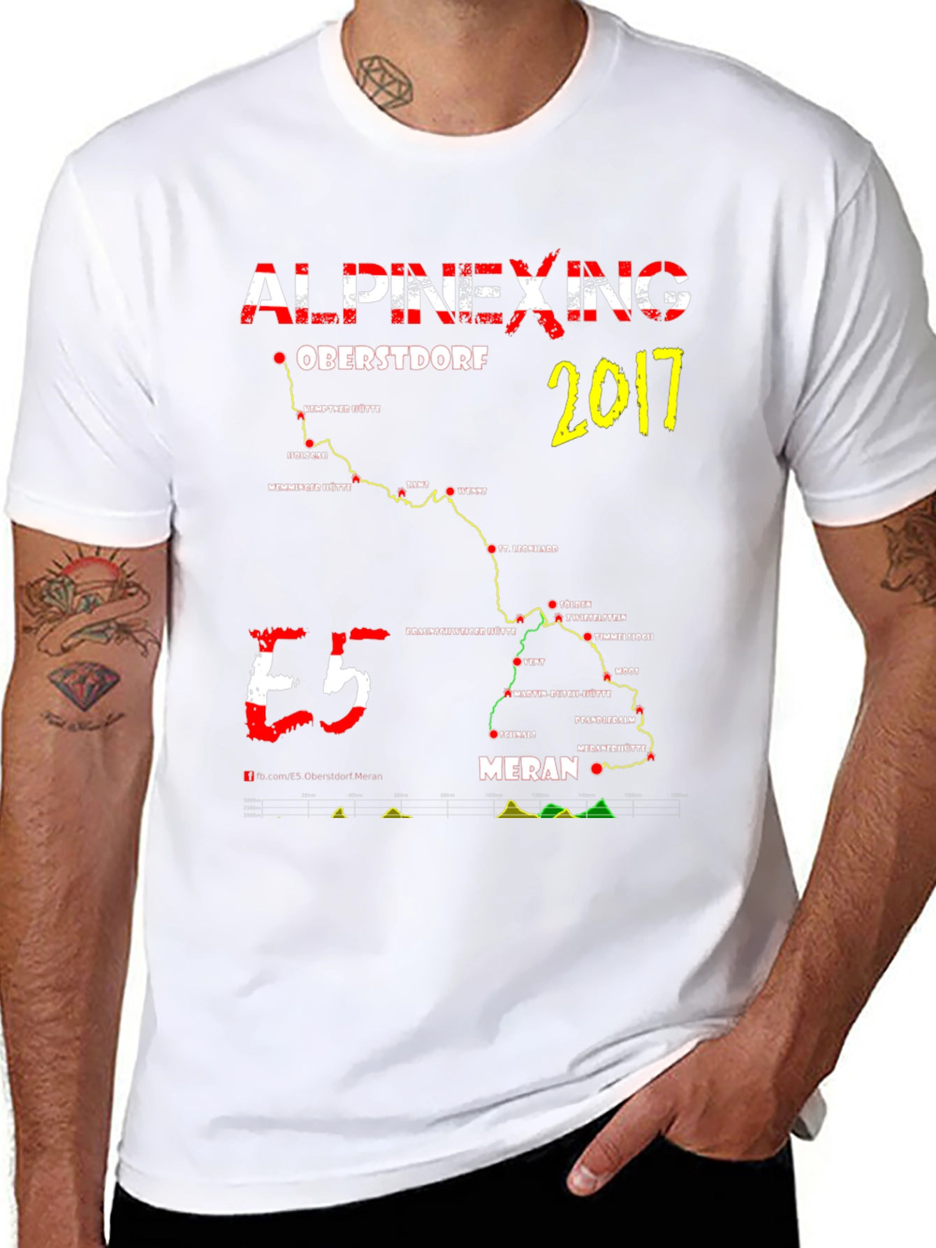 Alpinexing Oberstdorf Meran E5 T-Shirt