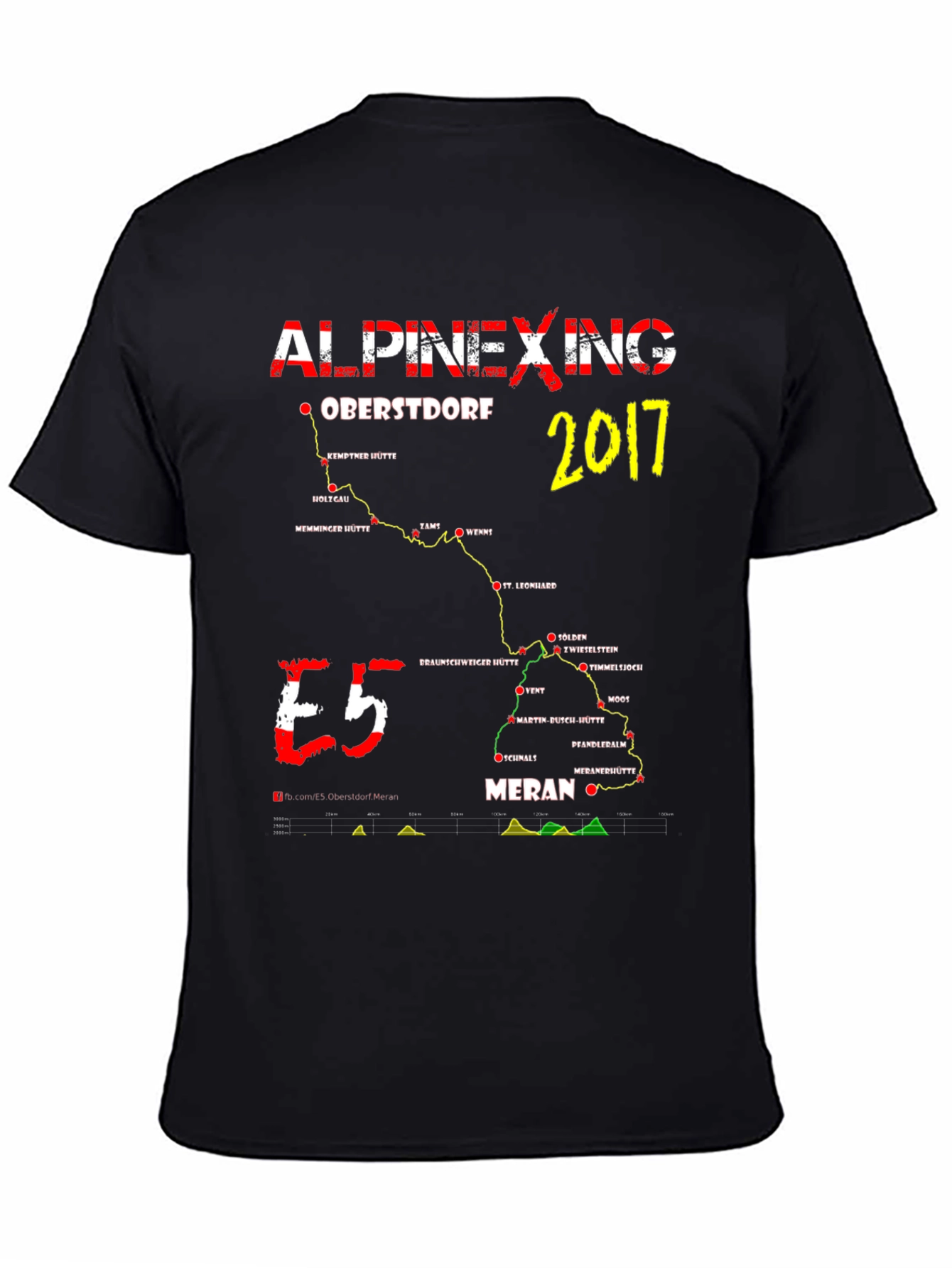 Alpinexing Oberstdorf Meran E5 T-Shirt