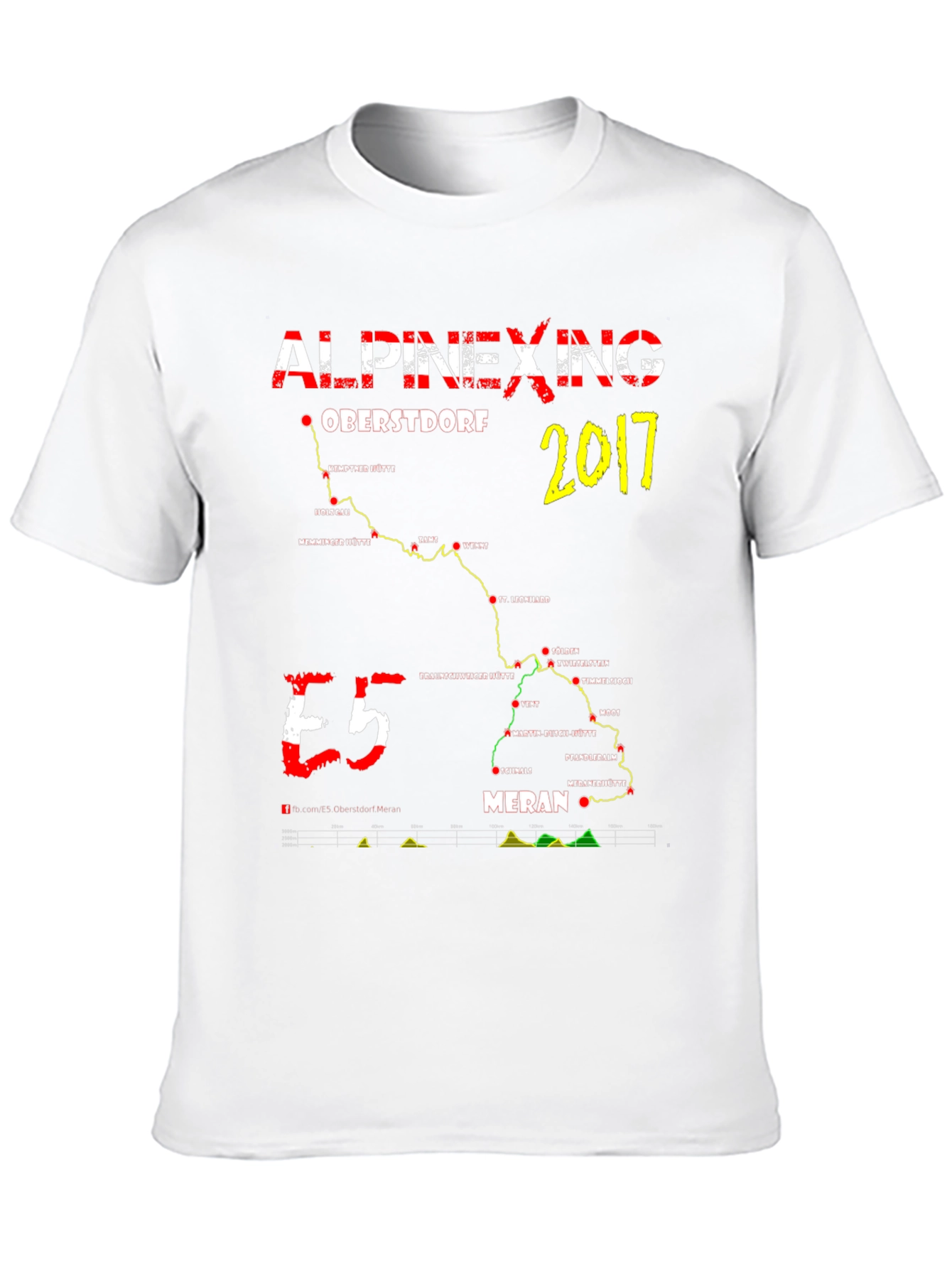 Alpinexing Oberstdorf Meran E5 T-Shirt