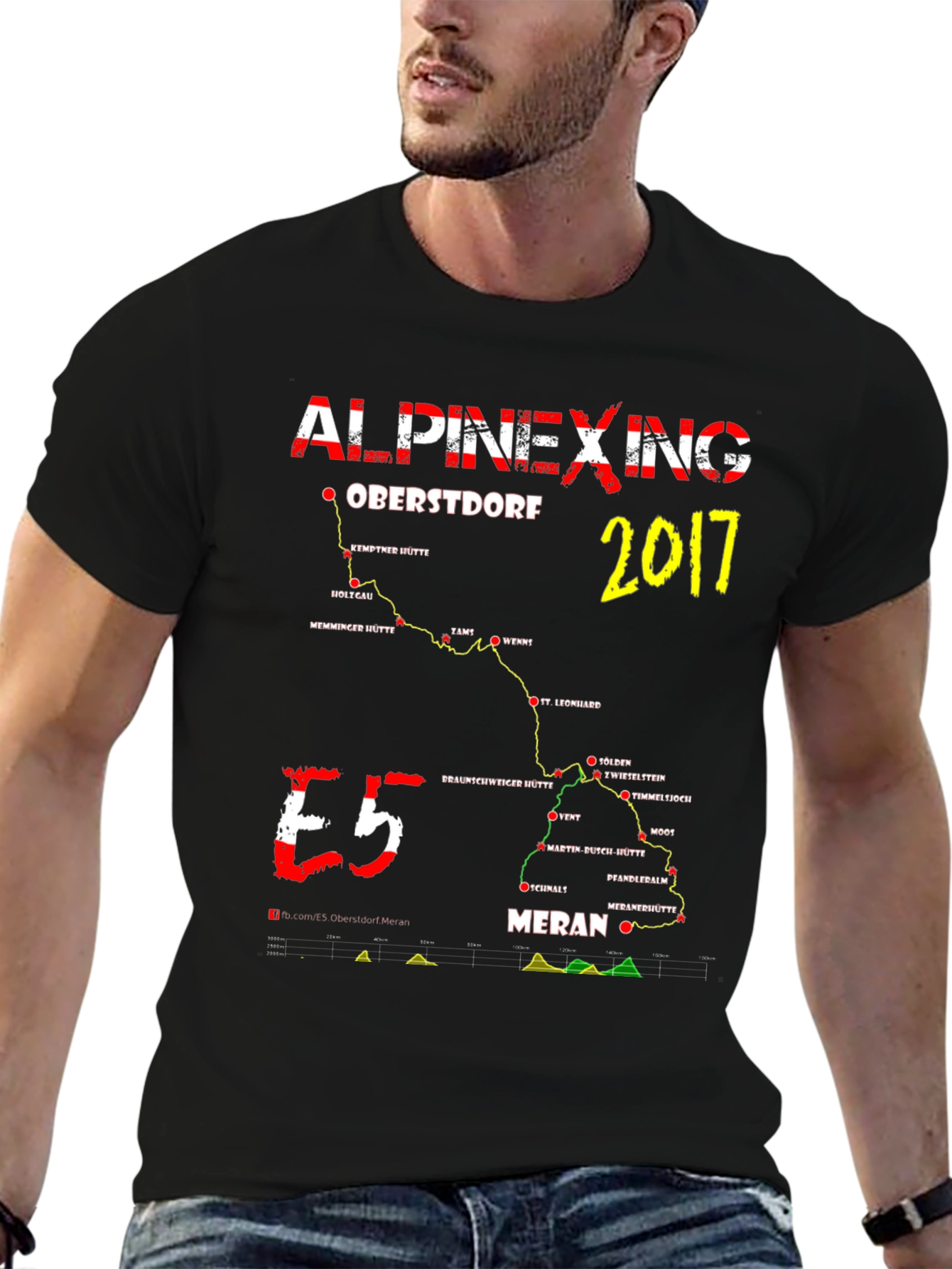 Alpinexing Oberstdorf Meran E5 T-Shirt