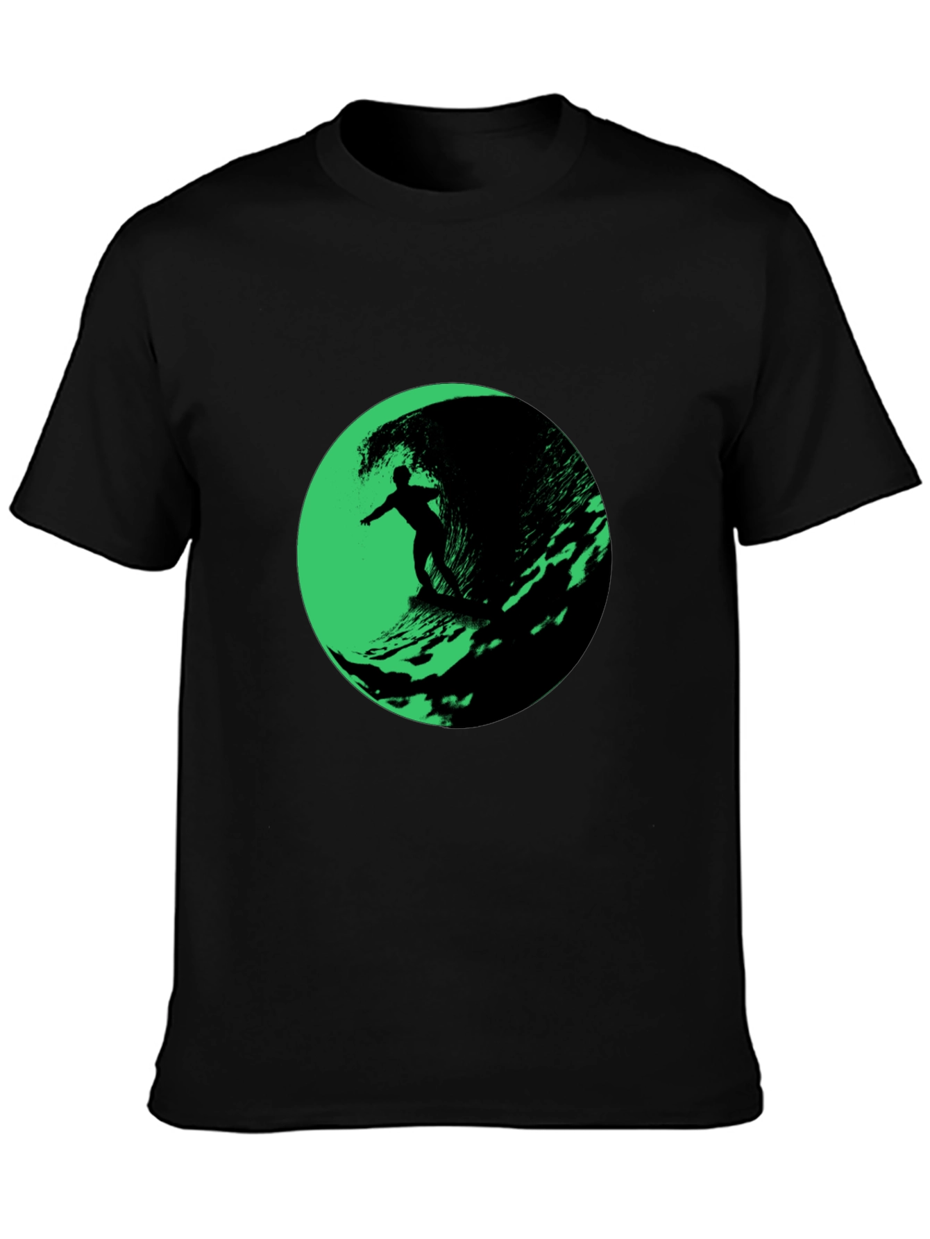 Surfer Wave Graphic T-Shirt