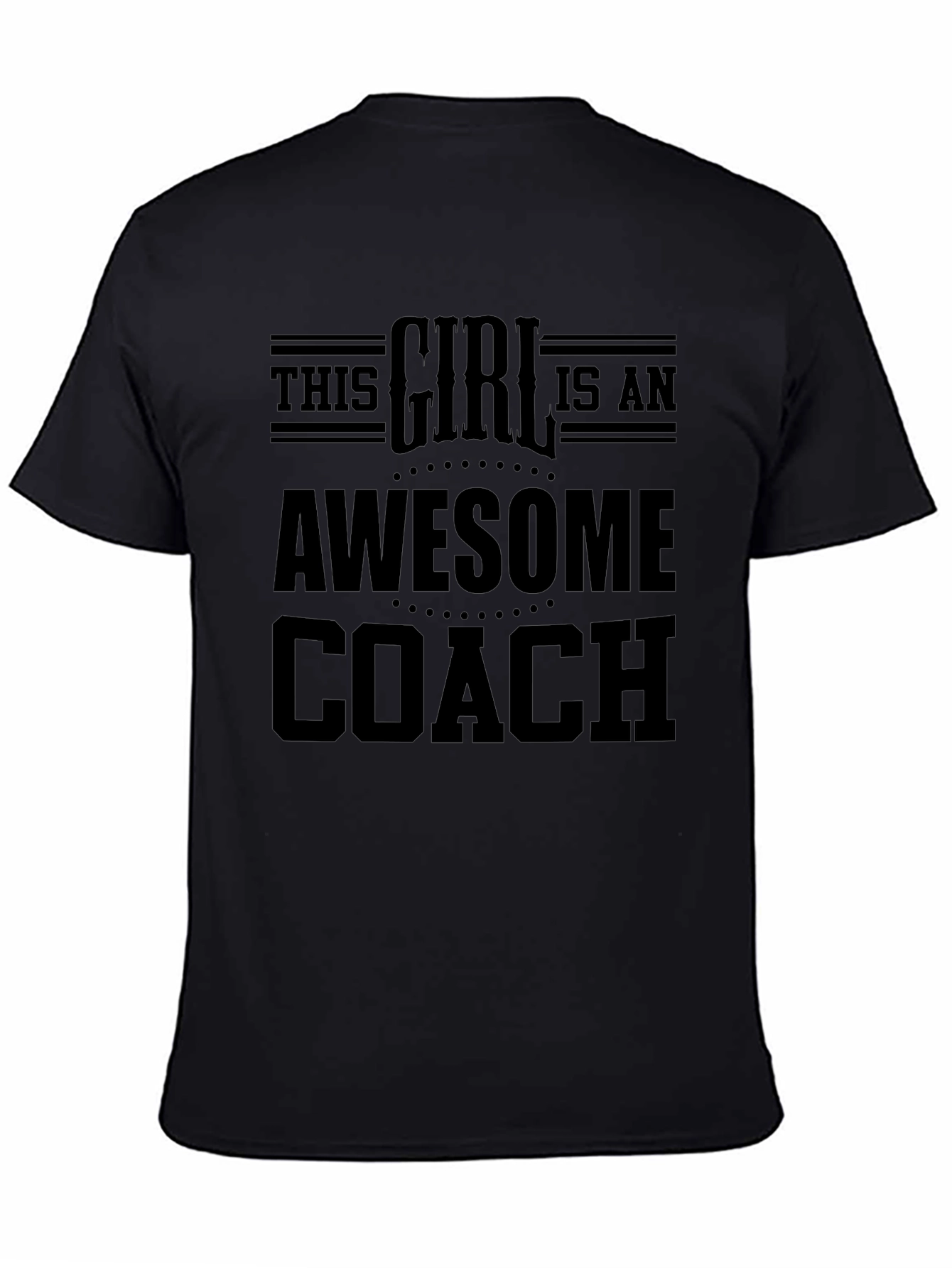 Awesome Coach Girl T-Shirt Sports Training Gift
