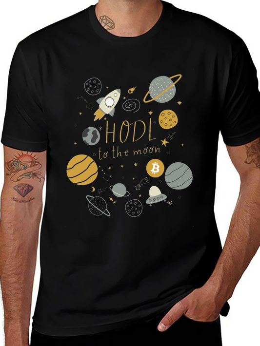 HODL to the Moon Crypto T-Shirt