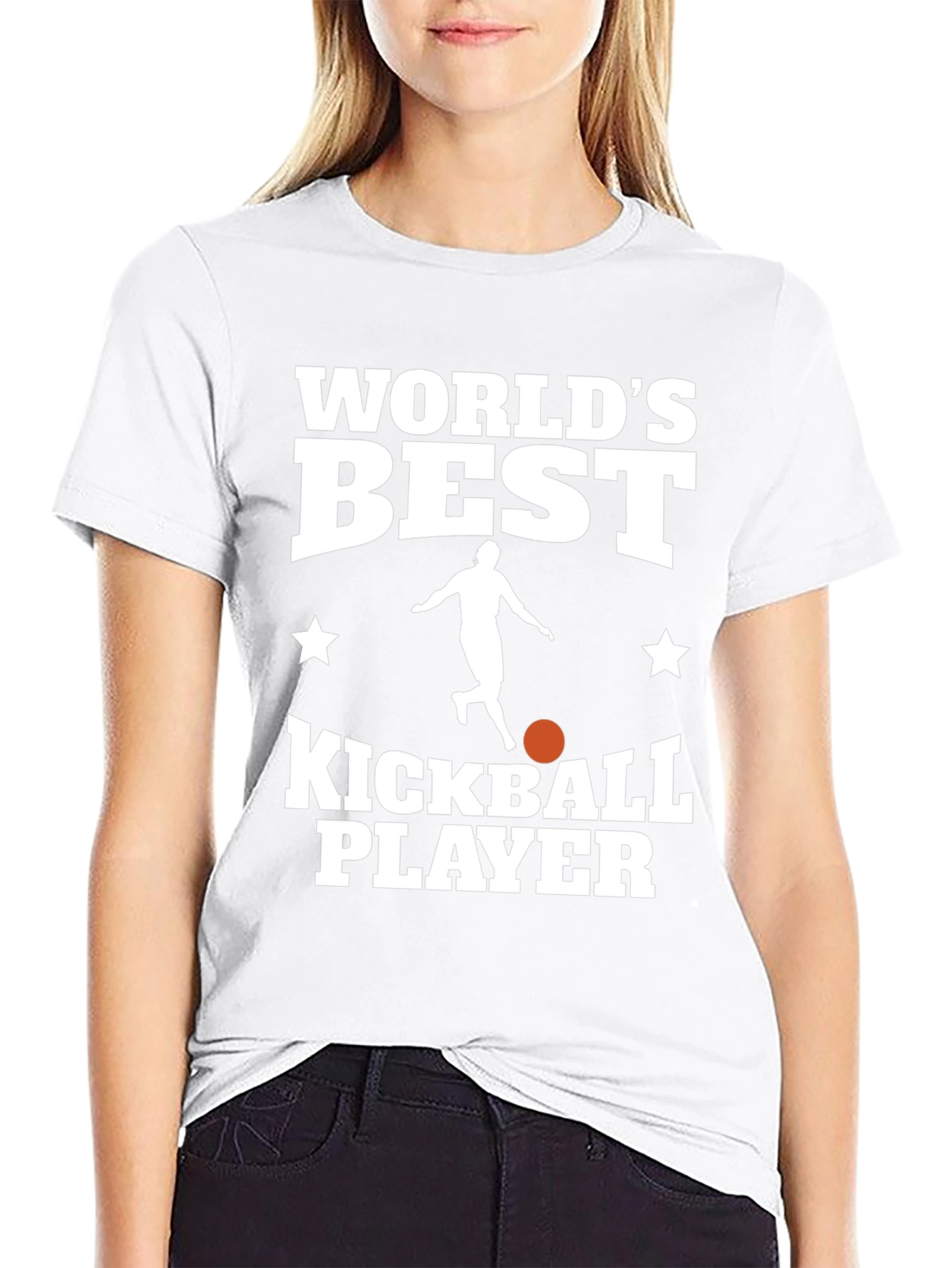 Worlds Best Kickball Player Graphic Tee