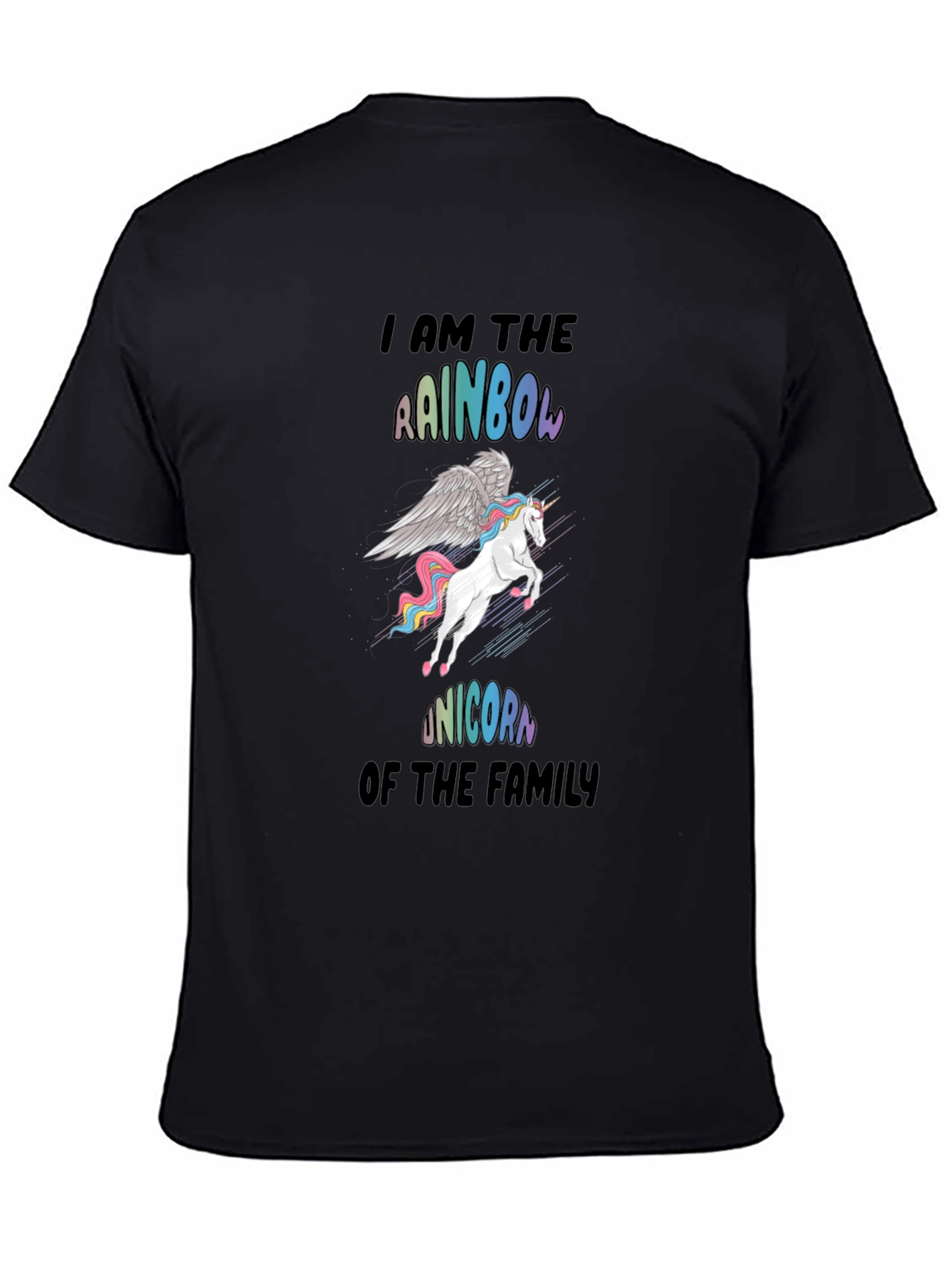 Rainbow Unicorn Family T-Shirt