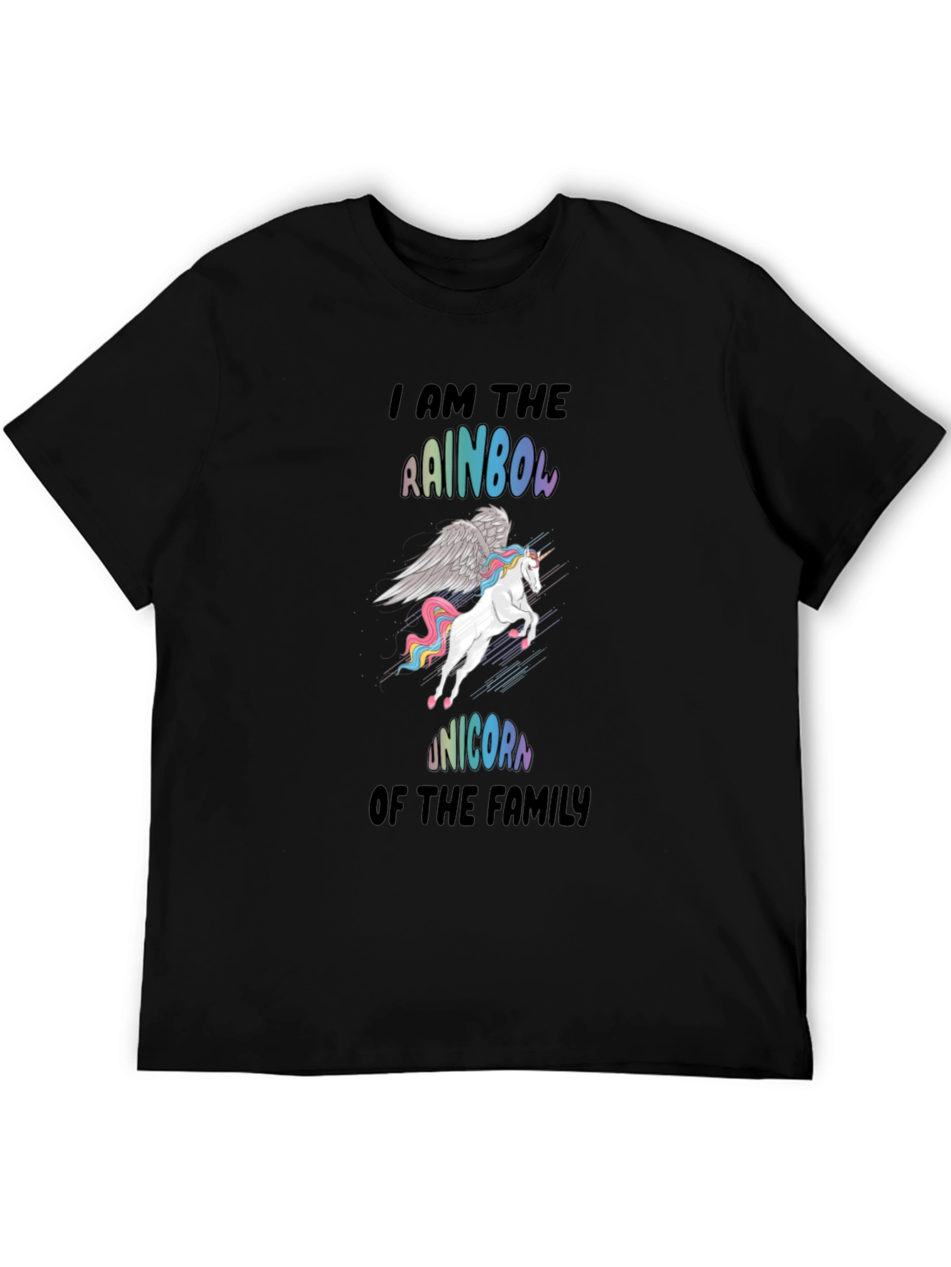 Rainbow Unicorn Family T-Shirt