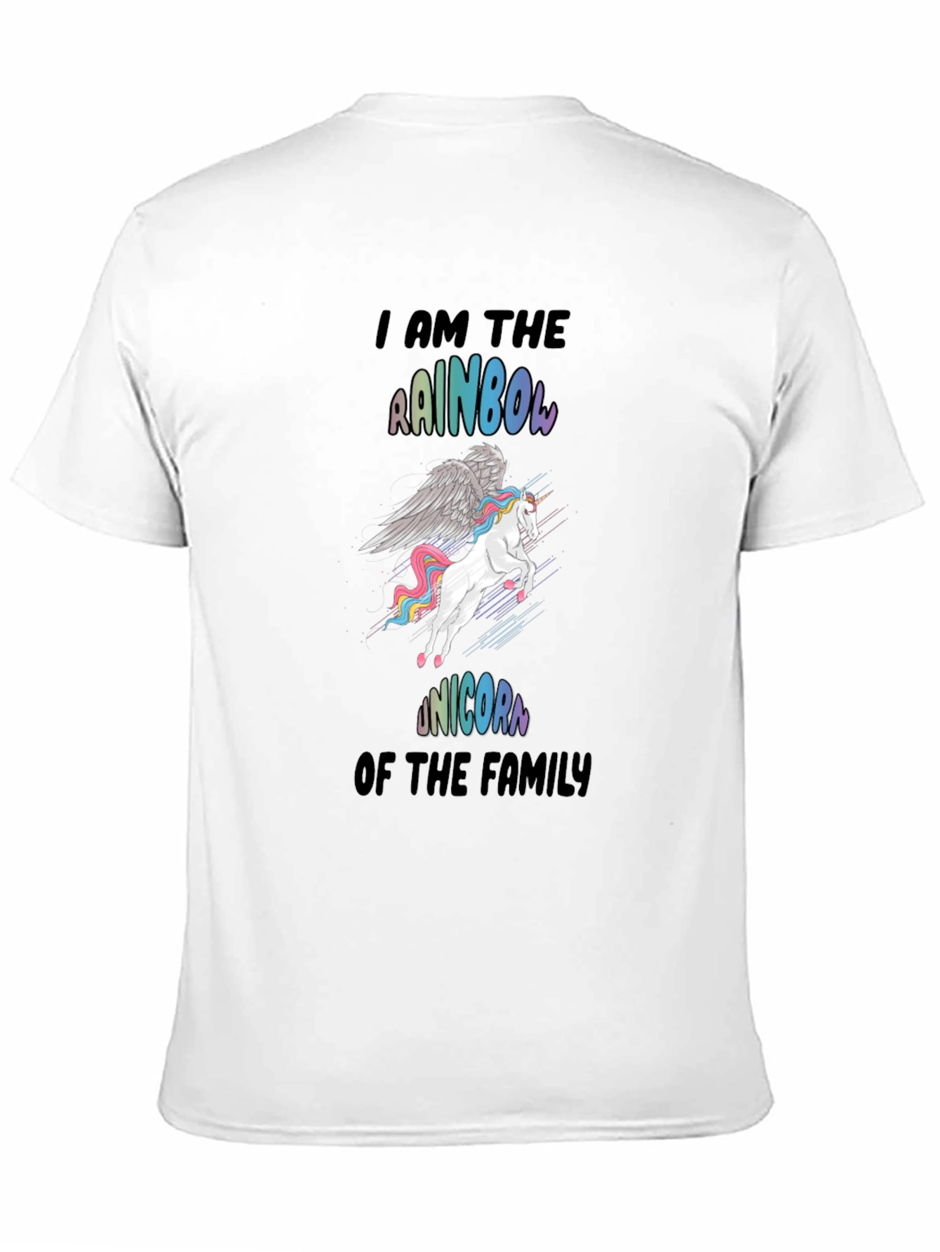 Rainbow Unicorn Family T-Shirt