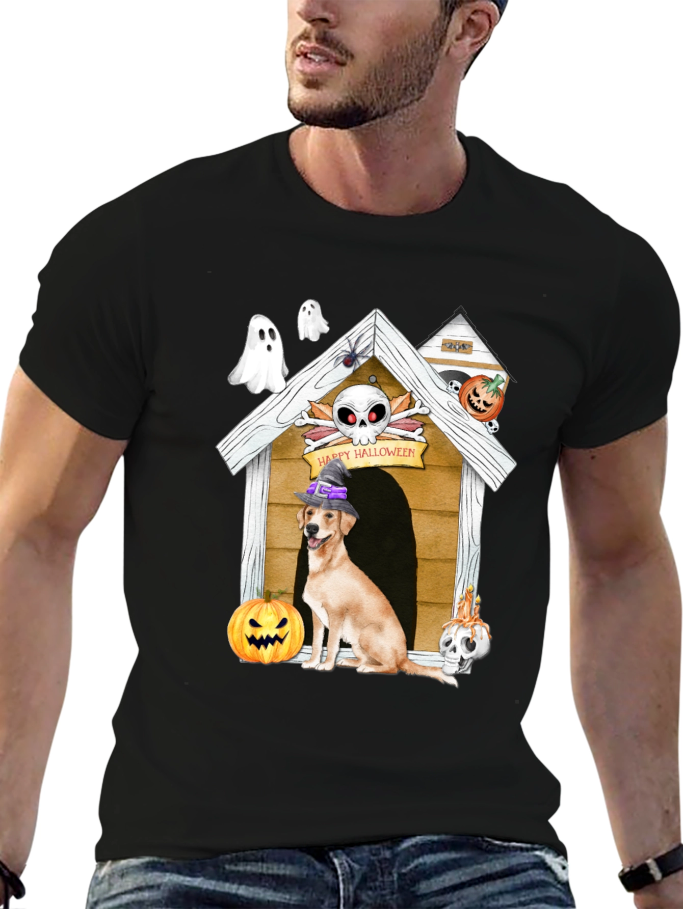 Halloween Dog House T-Shirt