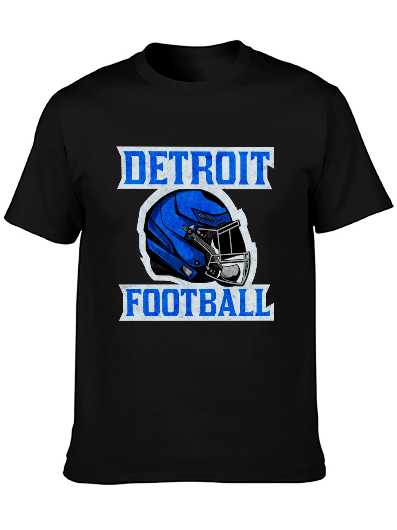 Detroit Football Helmet Graphic Tee