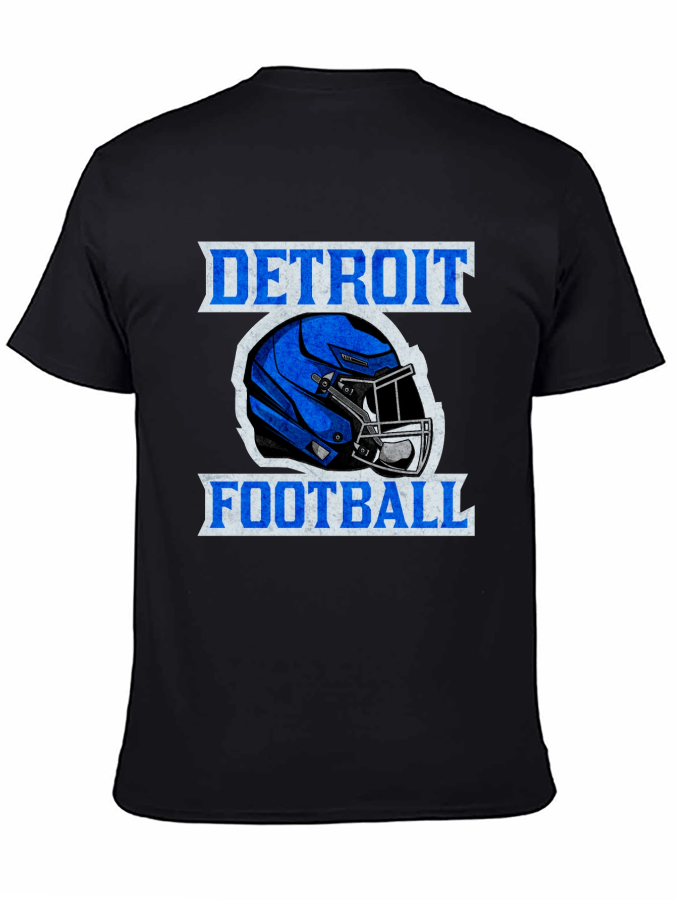 Detroit Football Helmet Graphic Tee