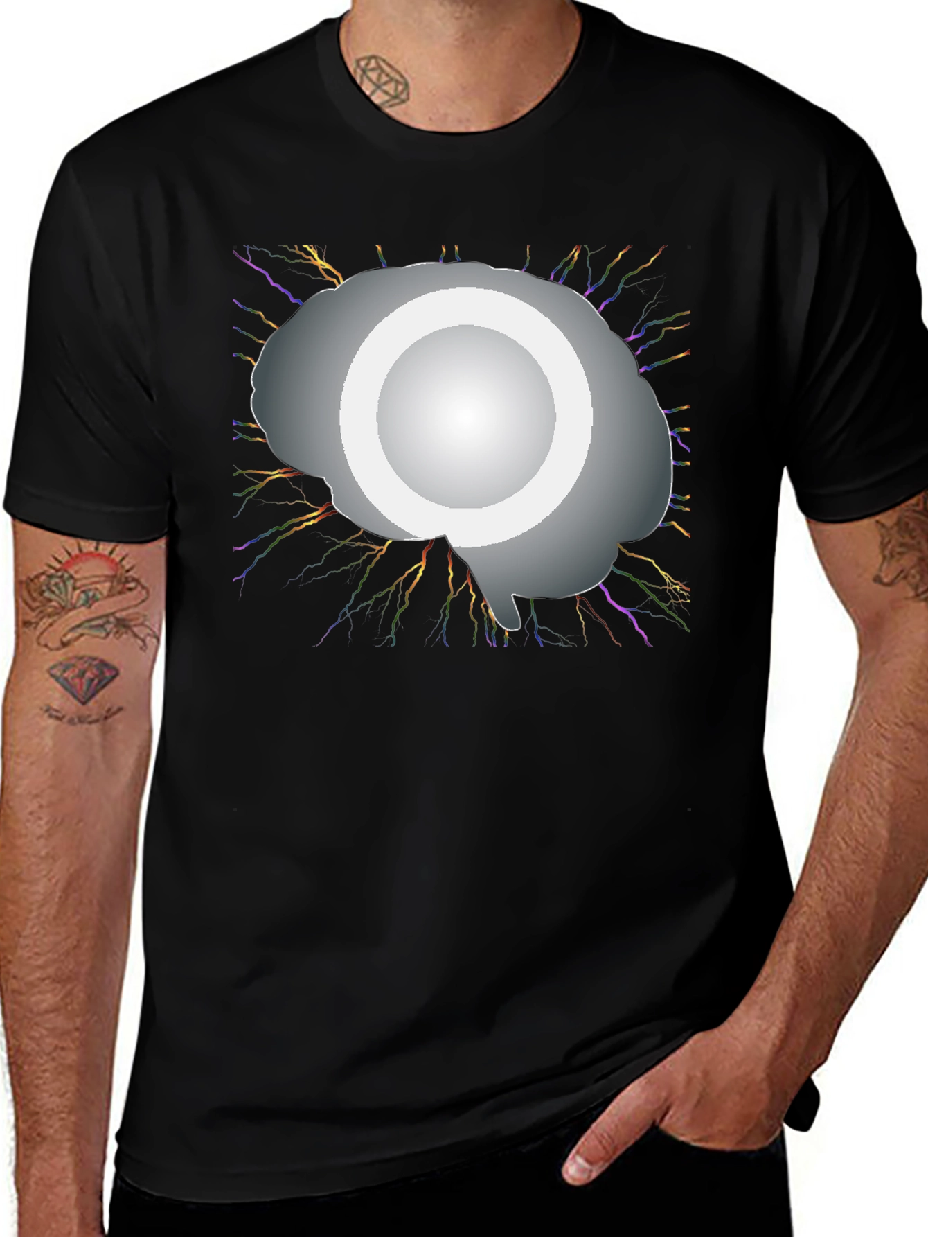 Brain Power Tee - Light Bulb Idea T-Shirt