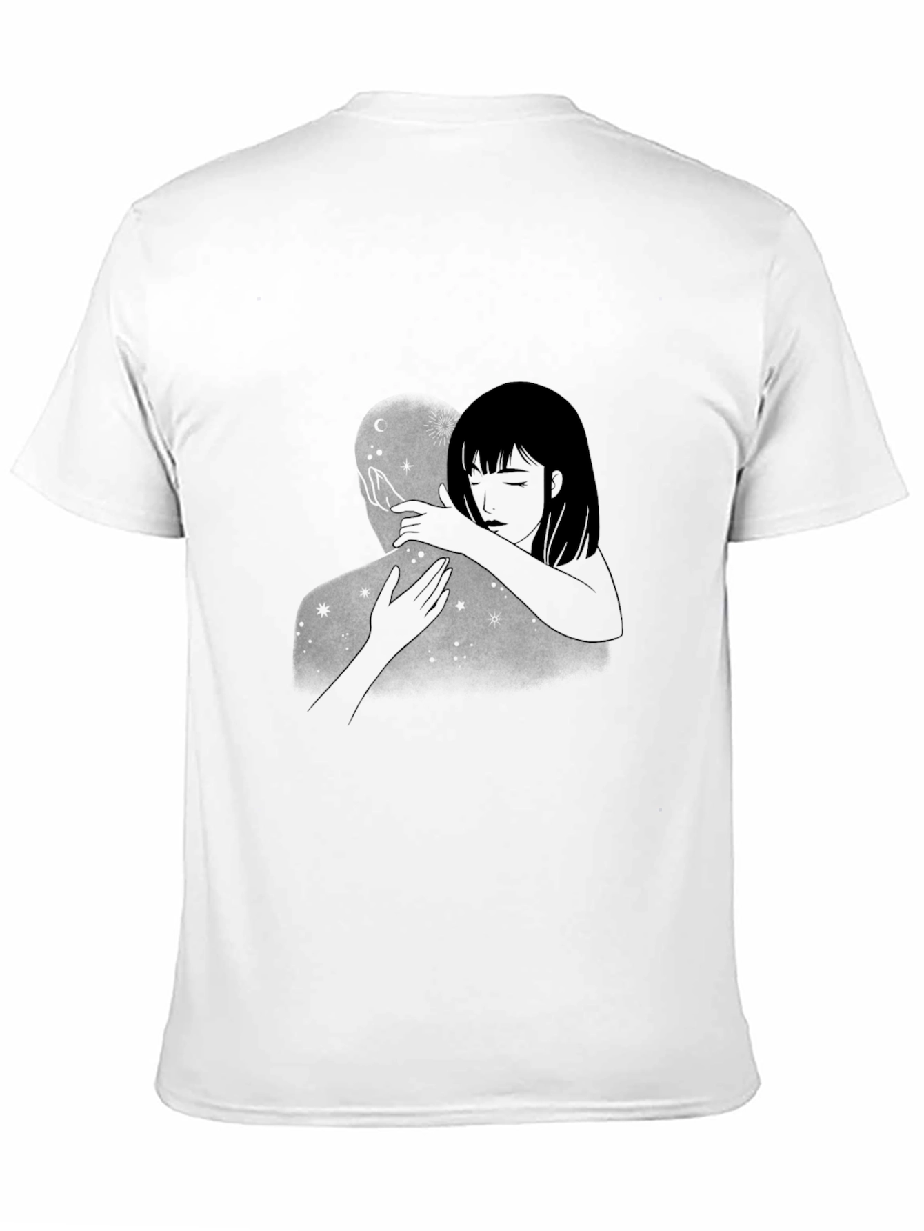 Embrace Graphic Tee - Stylish Black Comfort