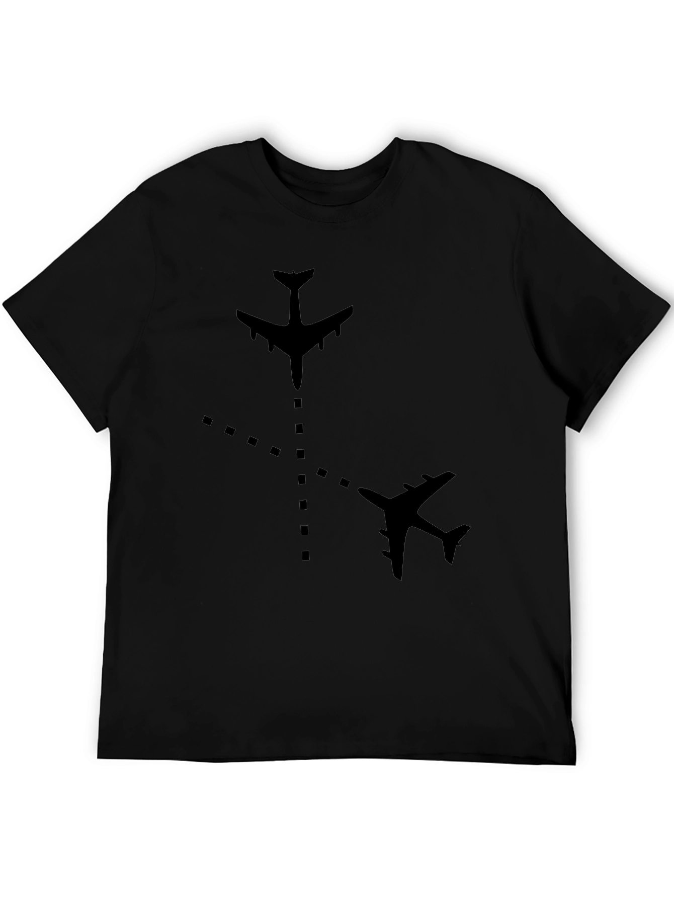 Aviation Path Black T-Shirt