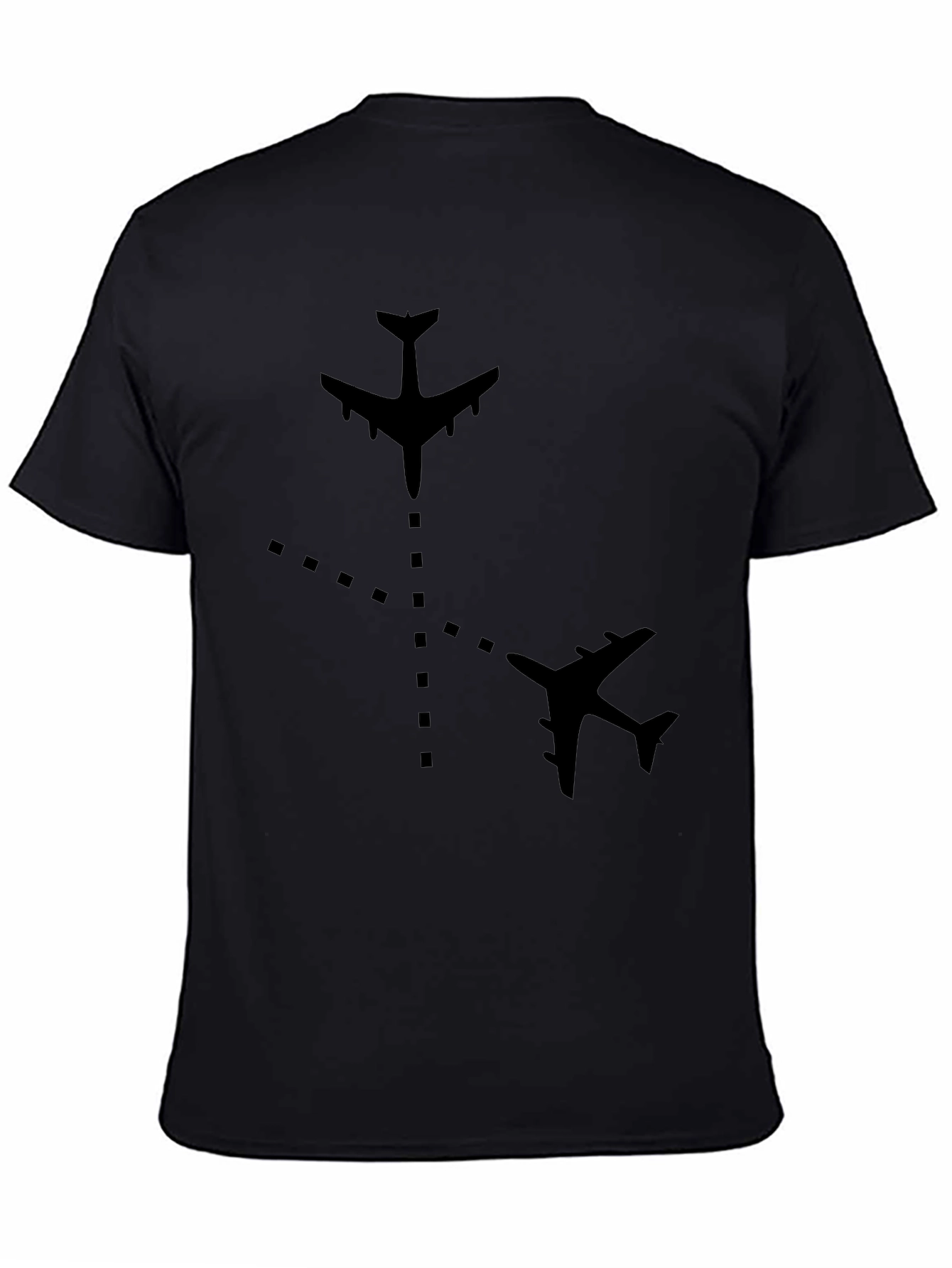 Aviation Path Black T-Shirt