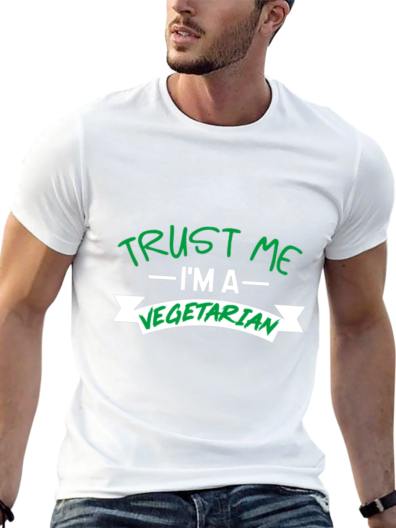 Trust Me Im A Vegetarian Funny T-Shirt